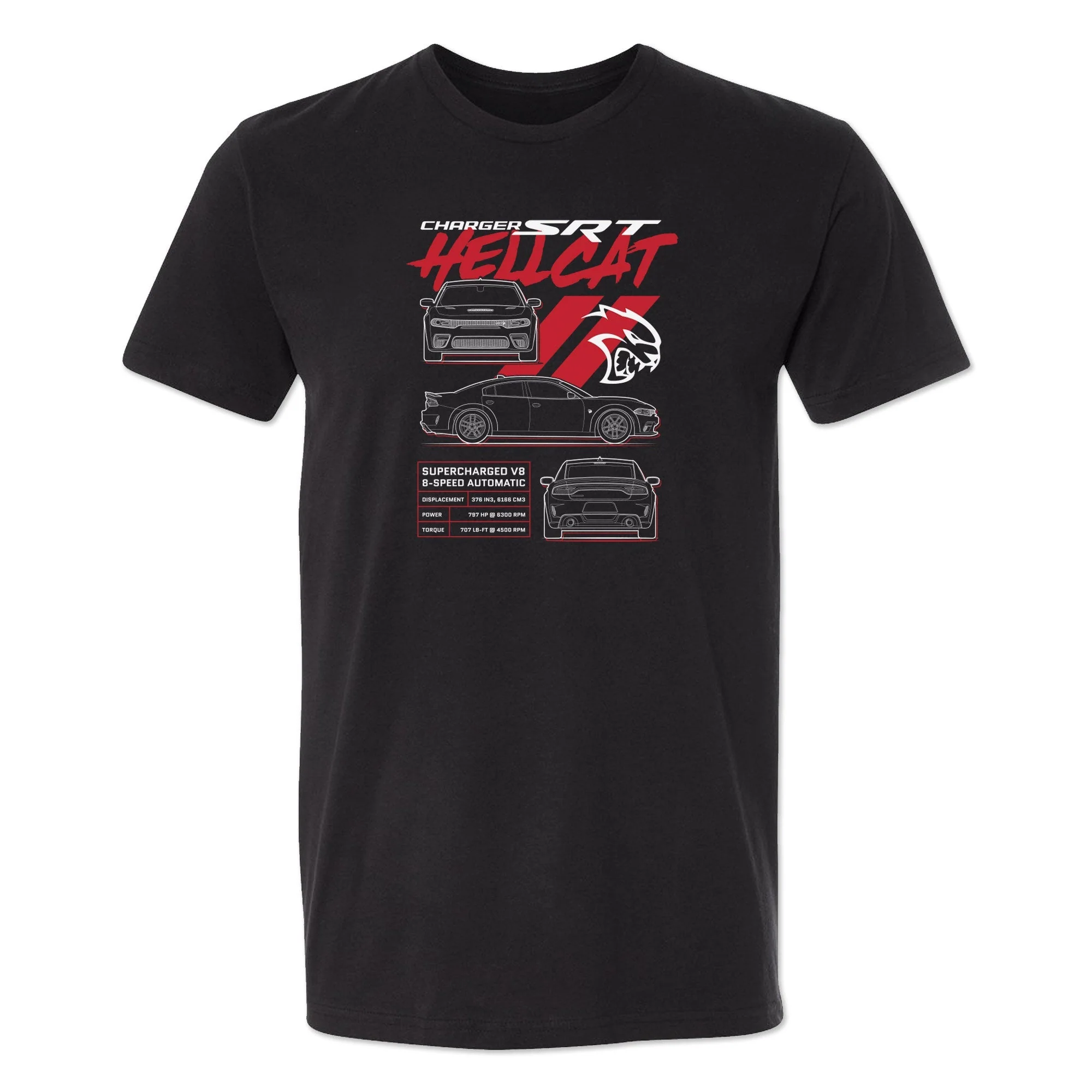 Charger Blueprint T-Shirt
