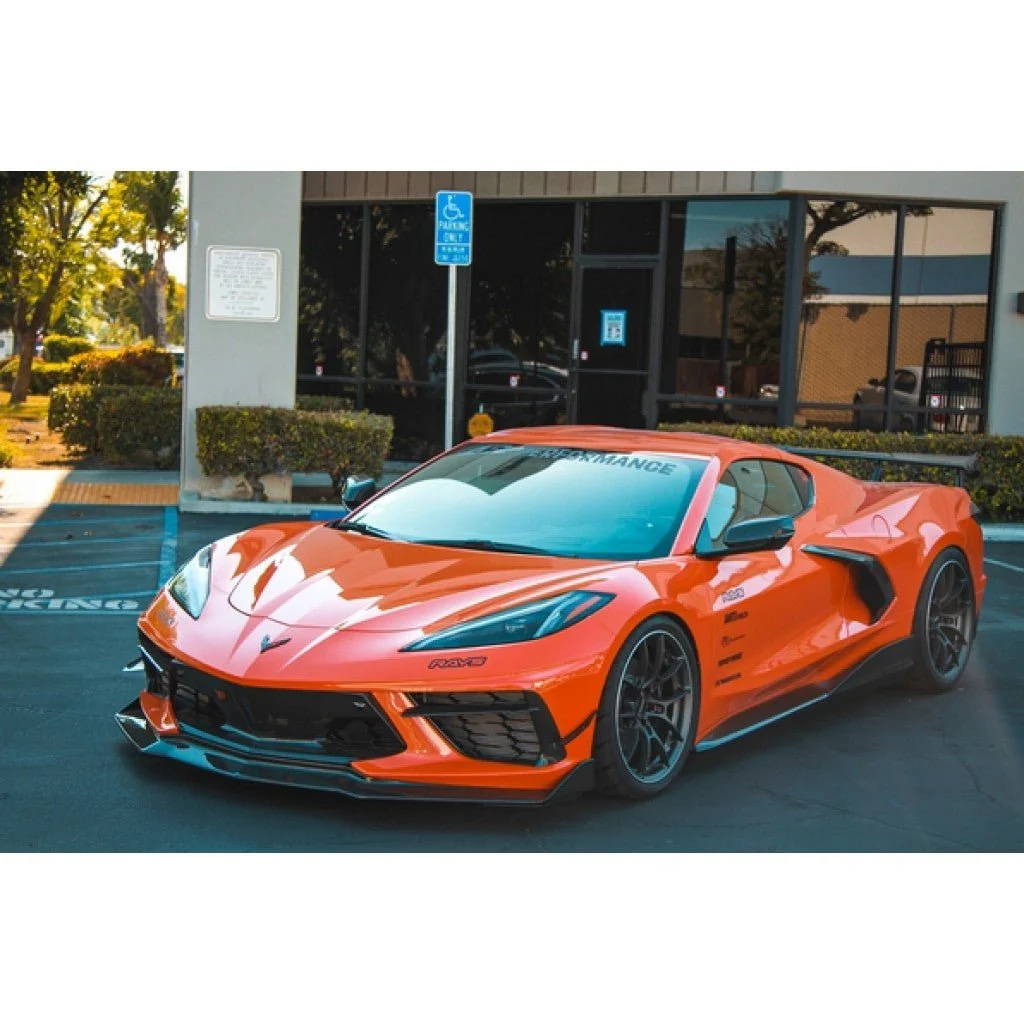 Chevrolet Corvette C8 Carbon Fiber Side Rocker Extensions/ Side Skirt - Image 3