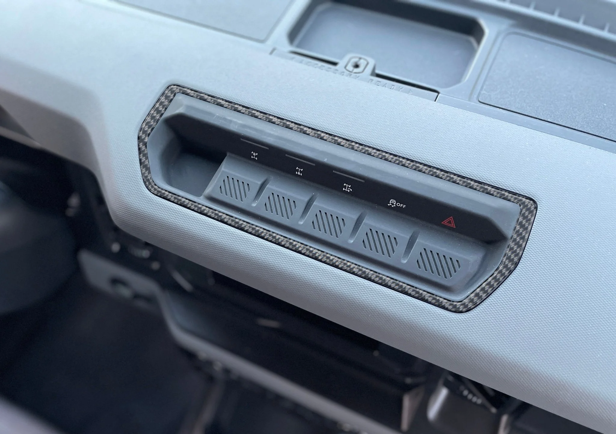 Dash Top Switch Panel Accent Trim Fits 2021-2026 Ford Bronco - Image 2