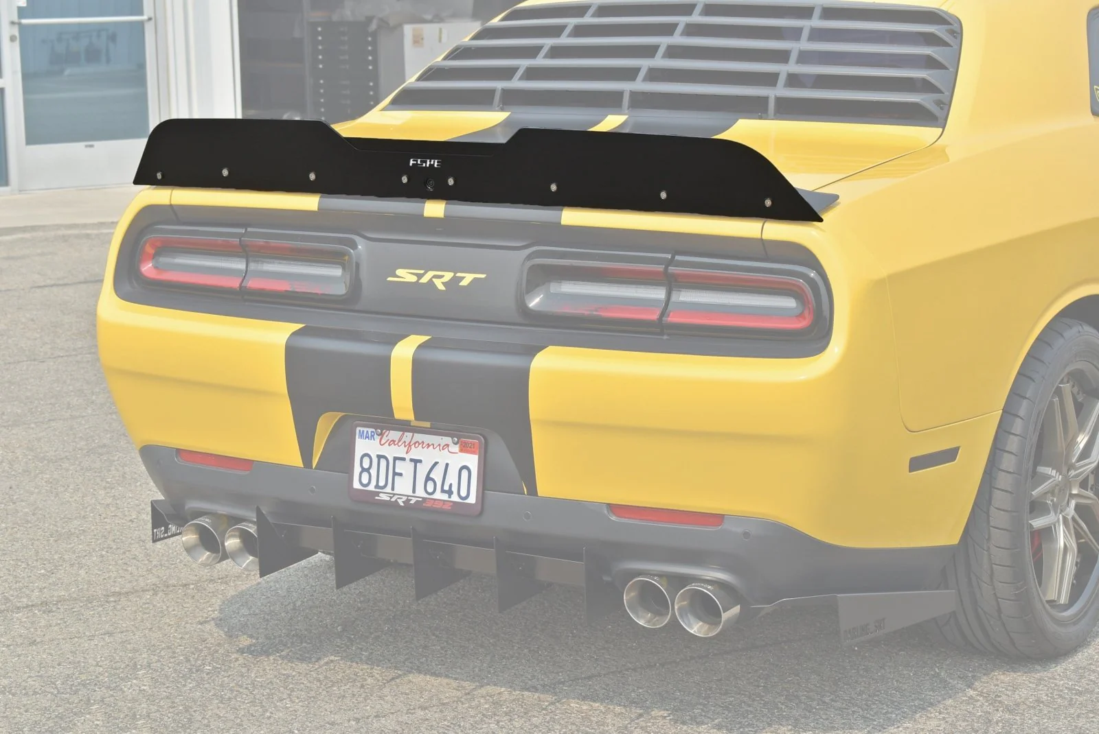 Dodge Challenger (2015-2024) 2-Layer Wicker Bill V1 - Image 9