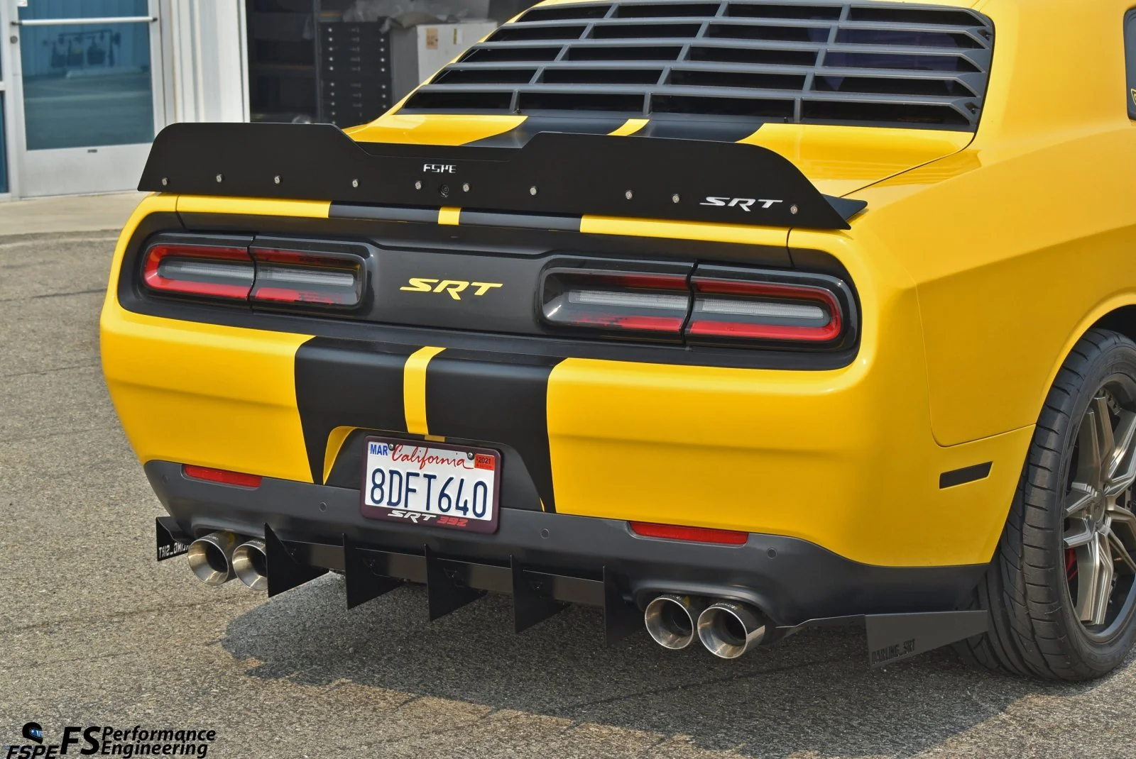 Dodge Challenger (2015-2024) Rear Diffuser - Image 8
