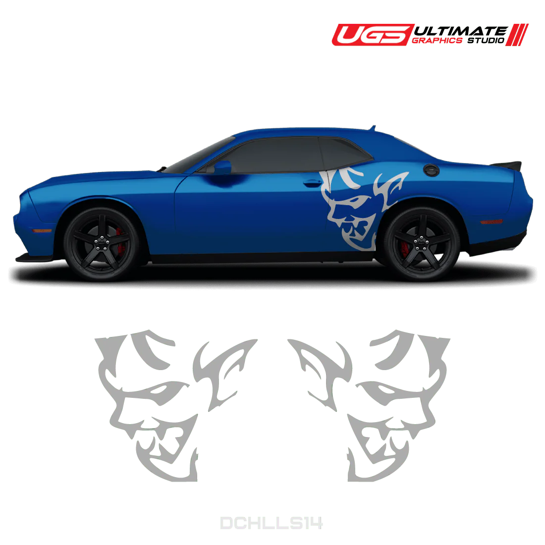 Dodge Challenger Demon Side Graphics - Image 3