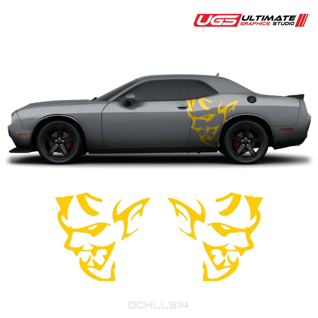 Dodge Challenger Demon Side Graphics - Image 5