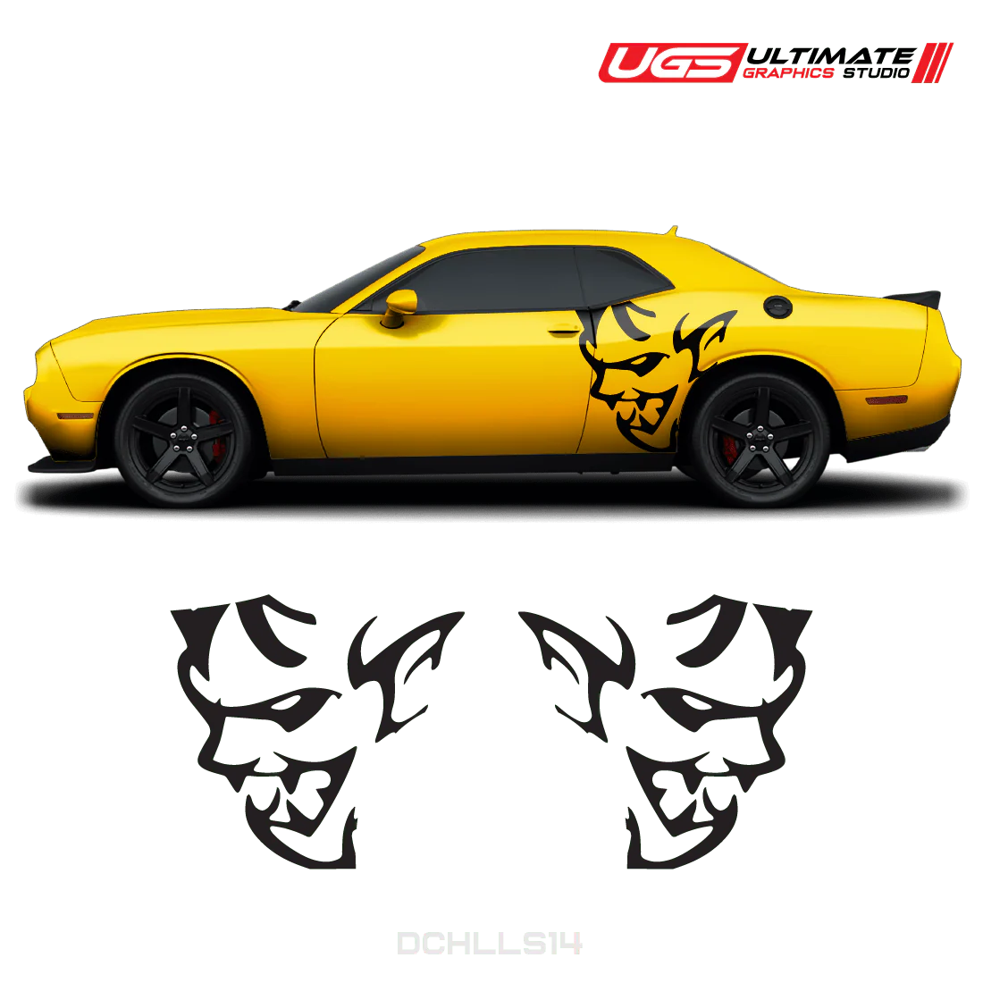 Dodge Challenger Demon Side Graphics - Image 6