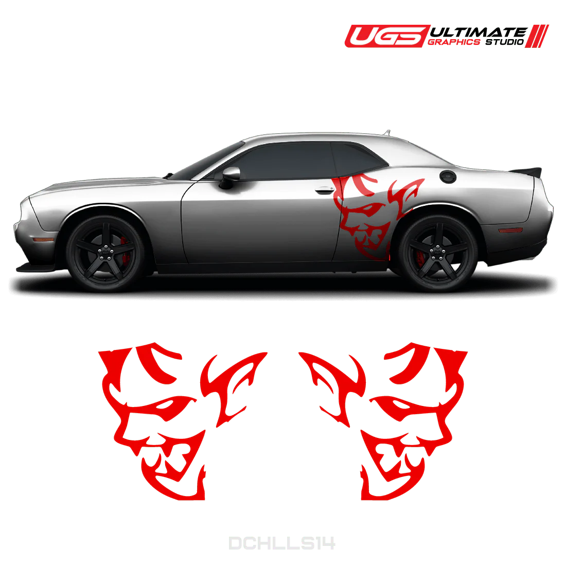 Dodge Challenger Demon Side Graphics - Image 7