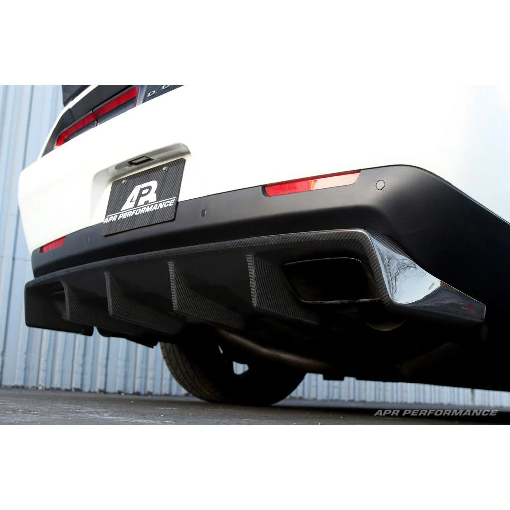 Dodge Challenger Hellcat Carbon Fiber Rear Diffuser 2015-2023 - Image 5