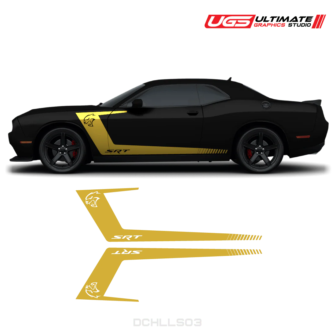 Dodge Challenger Side Graphics - Image 2
