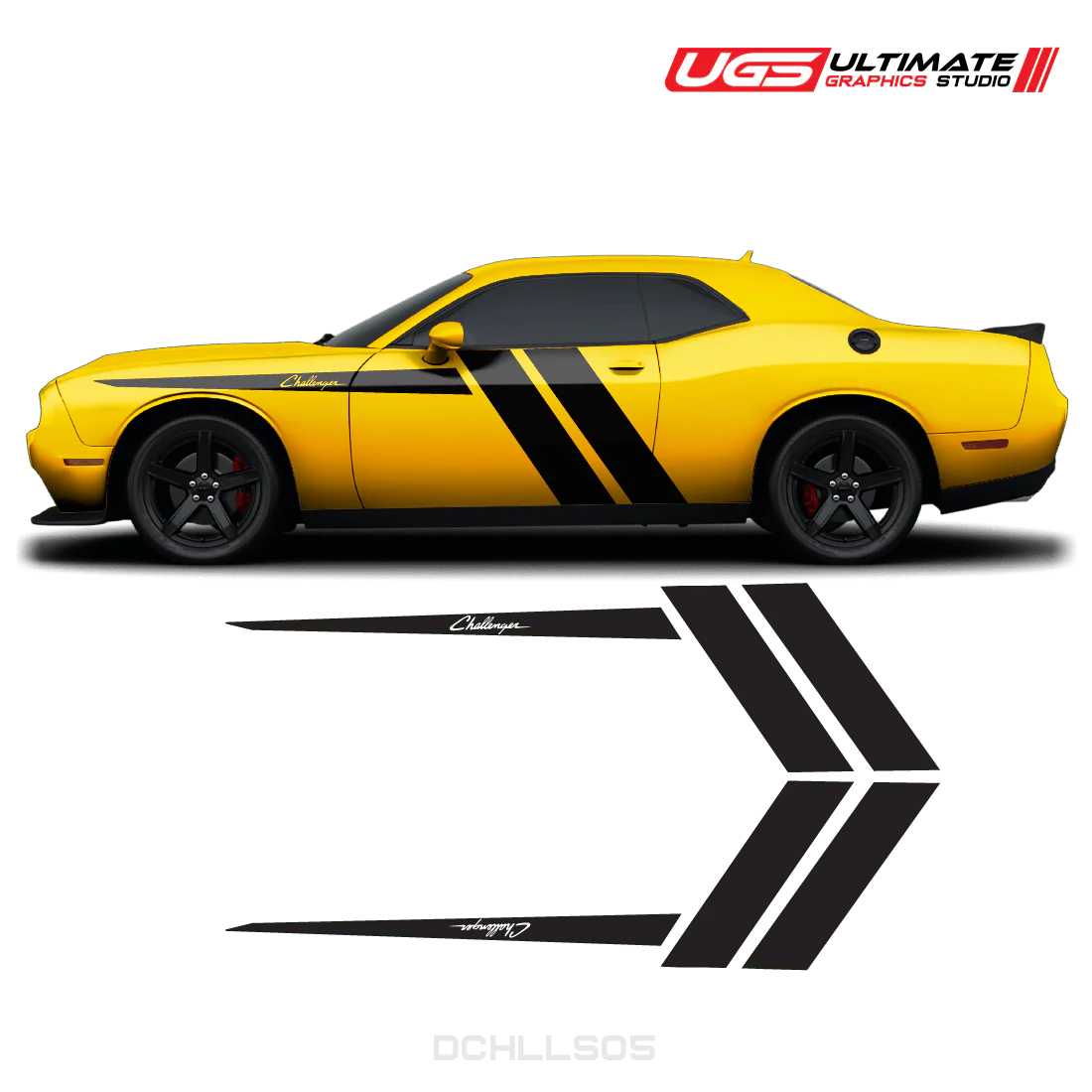 Dodge Challenger Side Graphics - Image 6