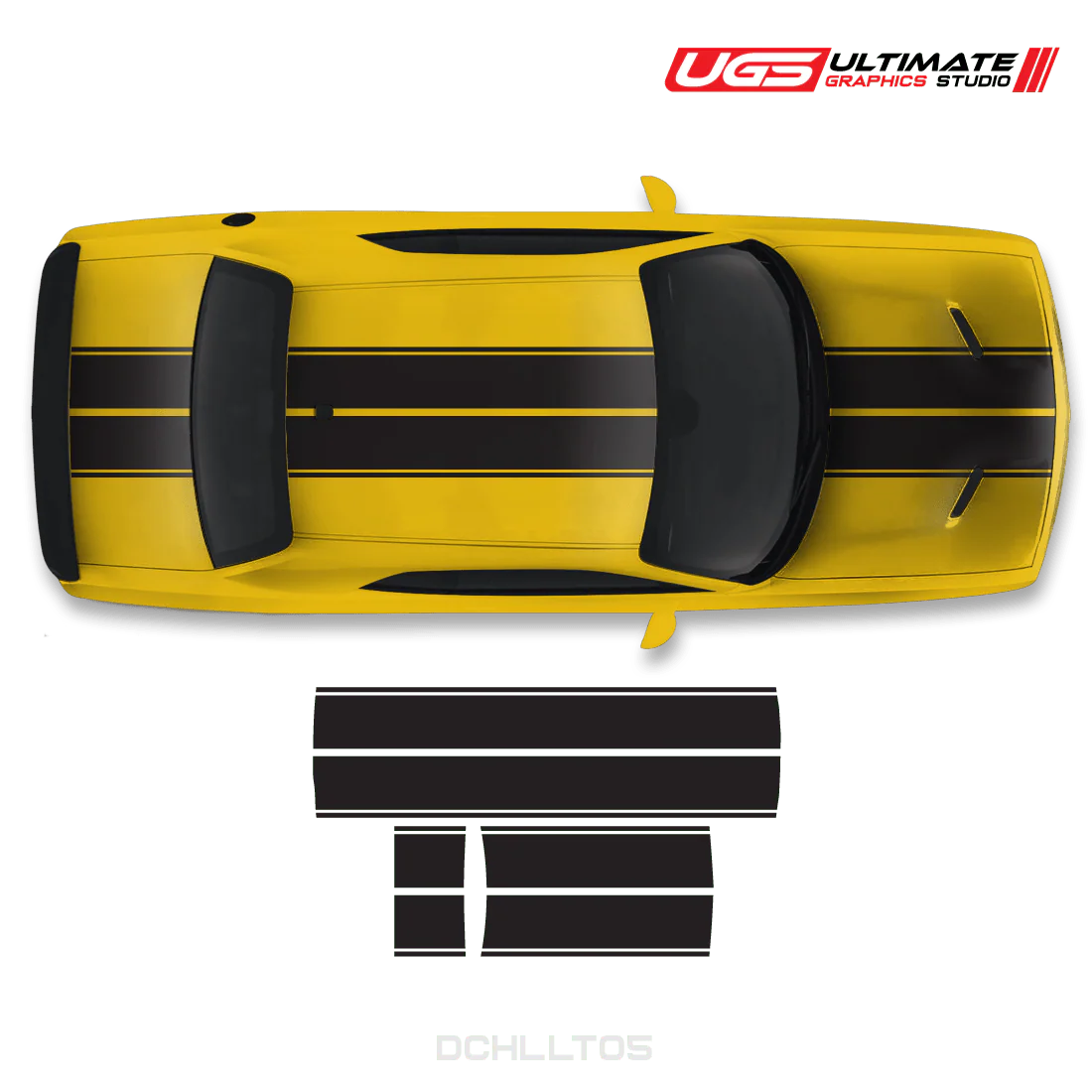 Dodge Challenger Top Wider Dual Graphics - Image 2