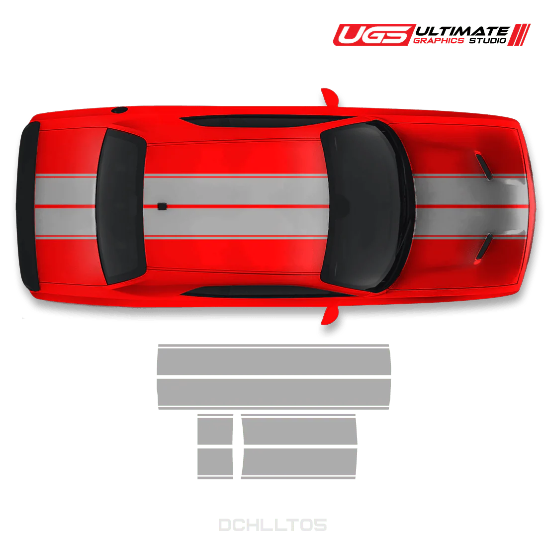 Dodge Challenger Top Wider Dual Graphics - Image 3