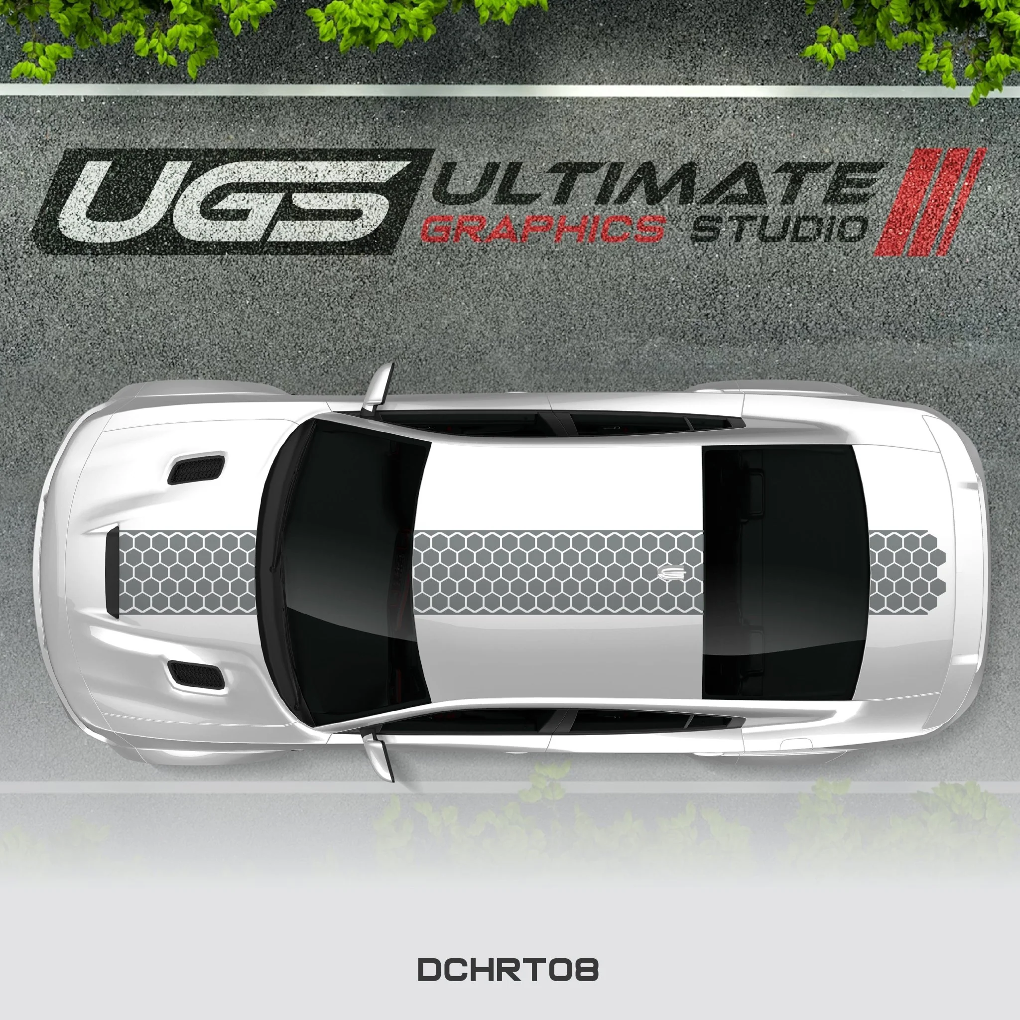 Dodge Charger Top Honeycomb Stripe