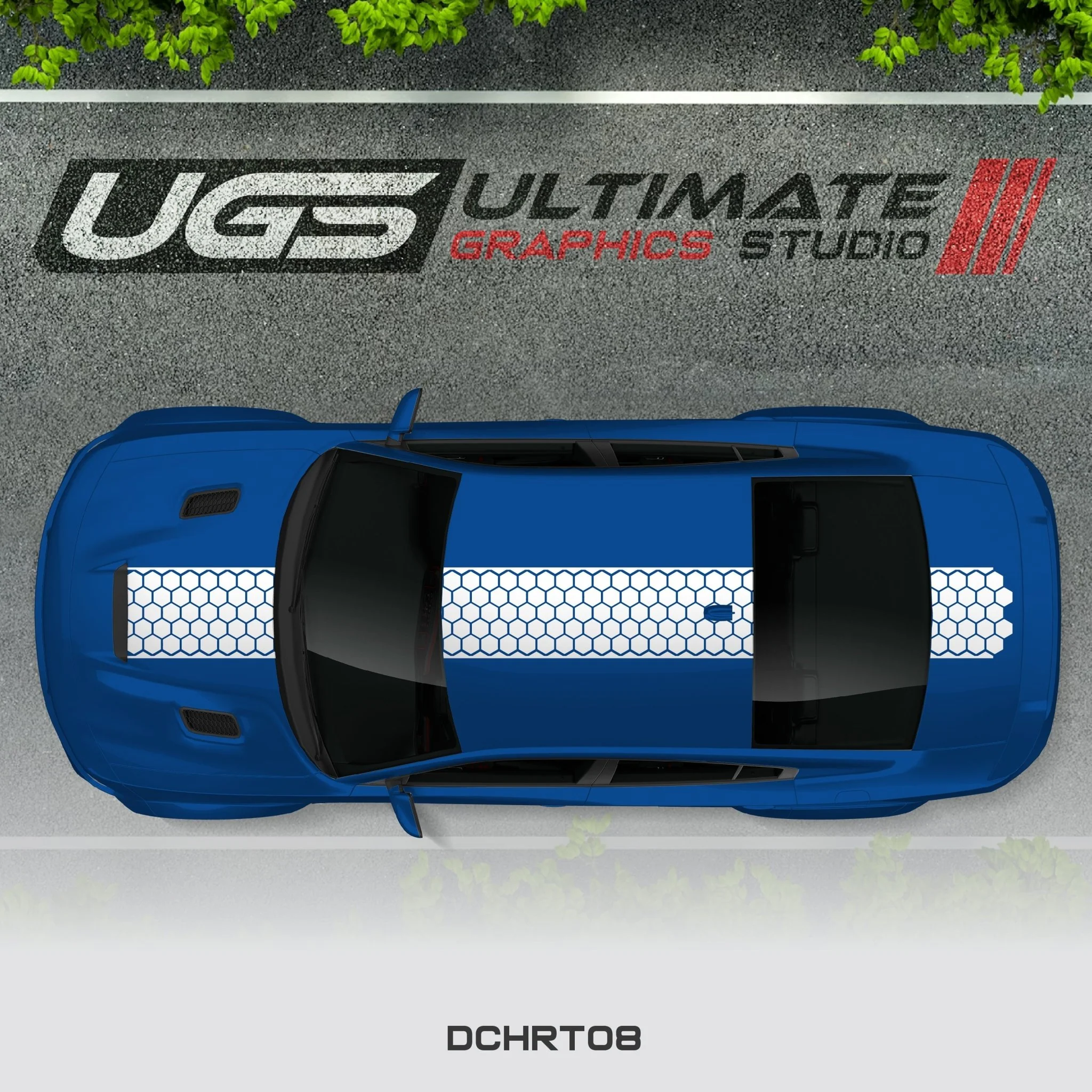 Dodge Charger Top Honeycomb Stripe - Image 4