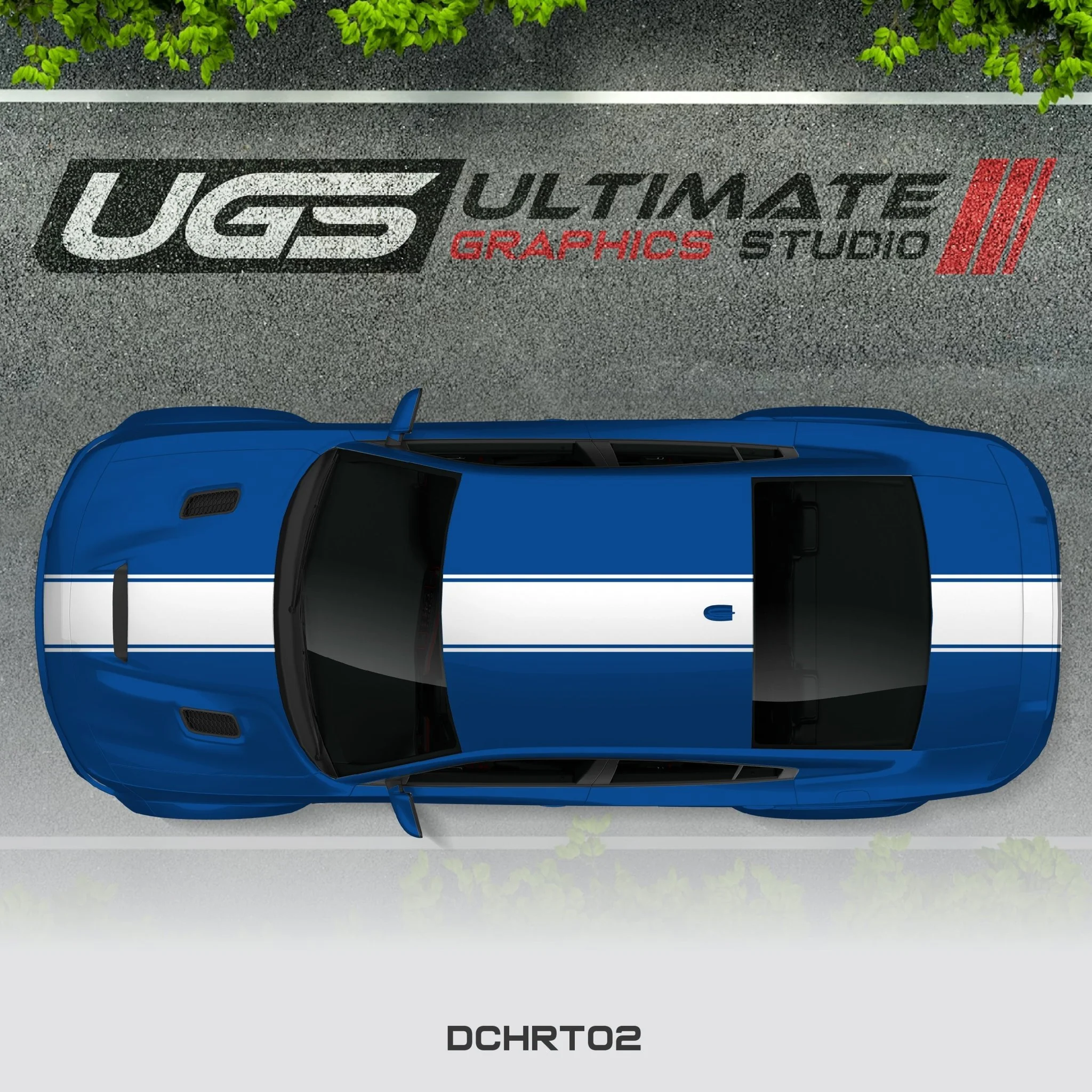 Dodge Charger Top Single Stripe 1 Color - Image 2