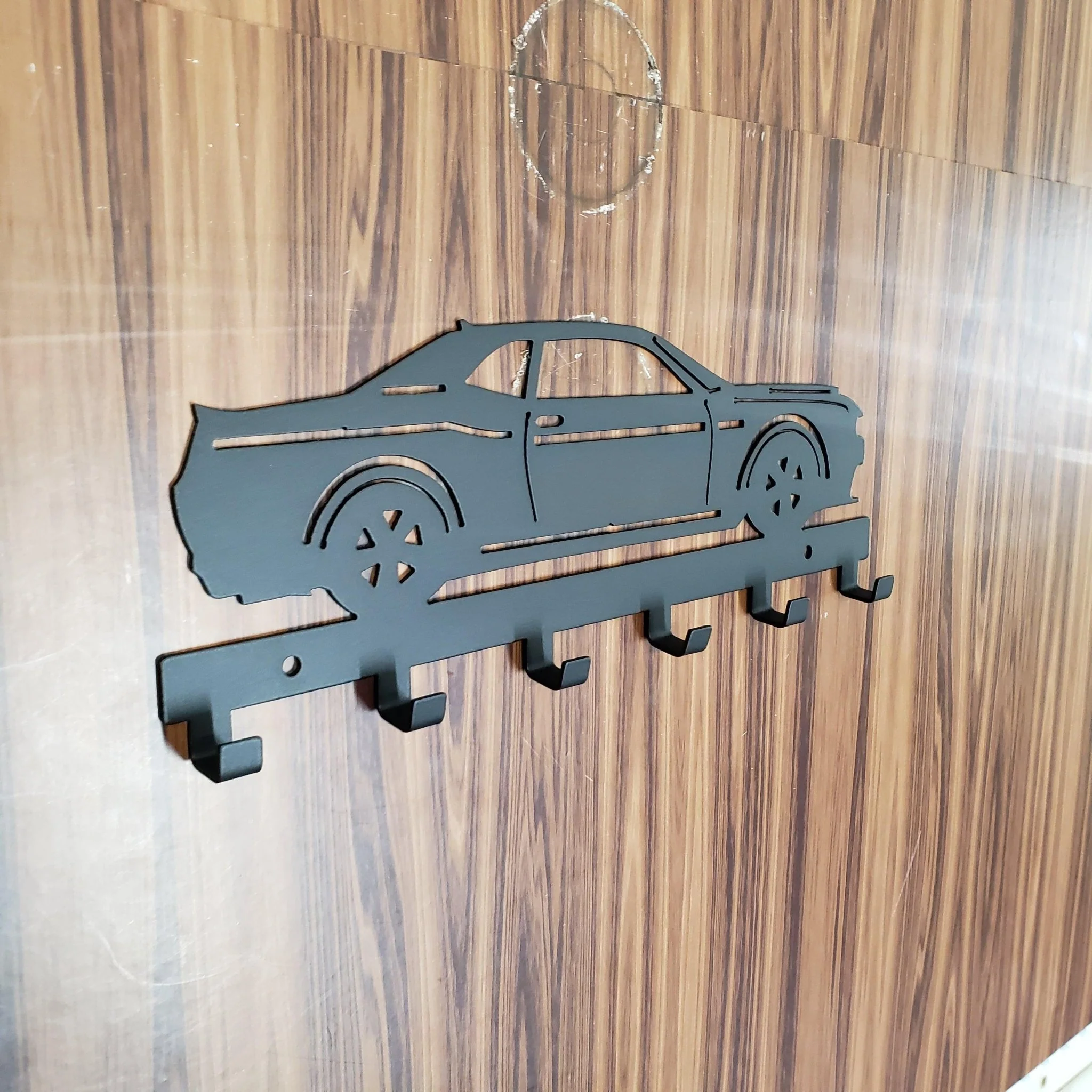 Dodge Demon Challenger Keychain Rack – Steel Wall Mounted Muscle Car Organizer - Image 2