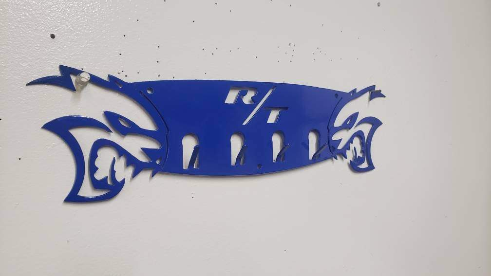 Dodge Hellcat R/T Keychain Rack – Steel Wall Mounted Muscle Car Organizer - Image 2