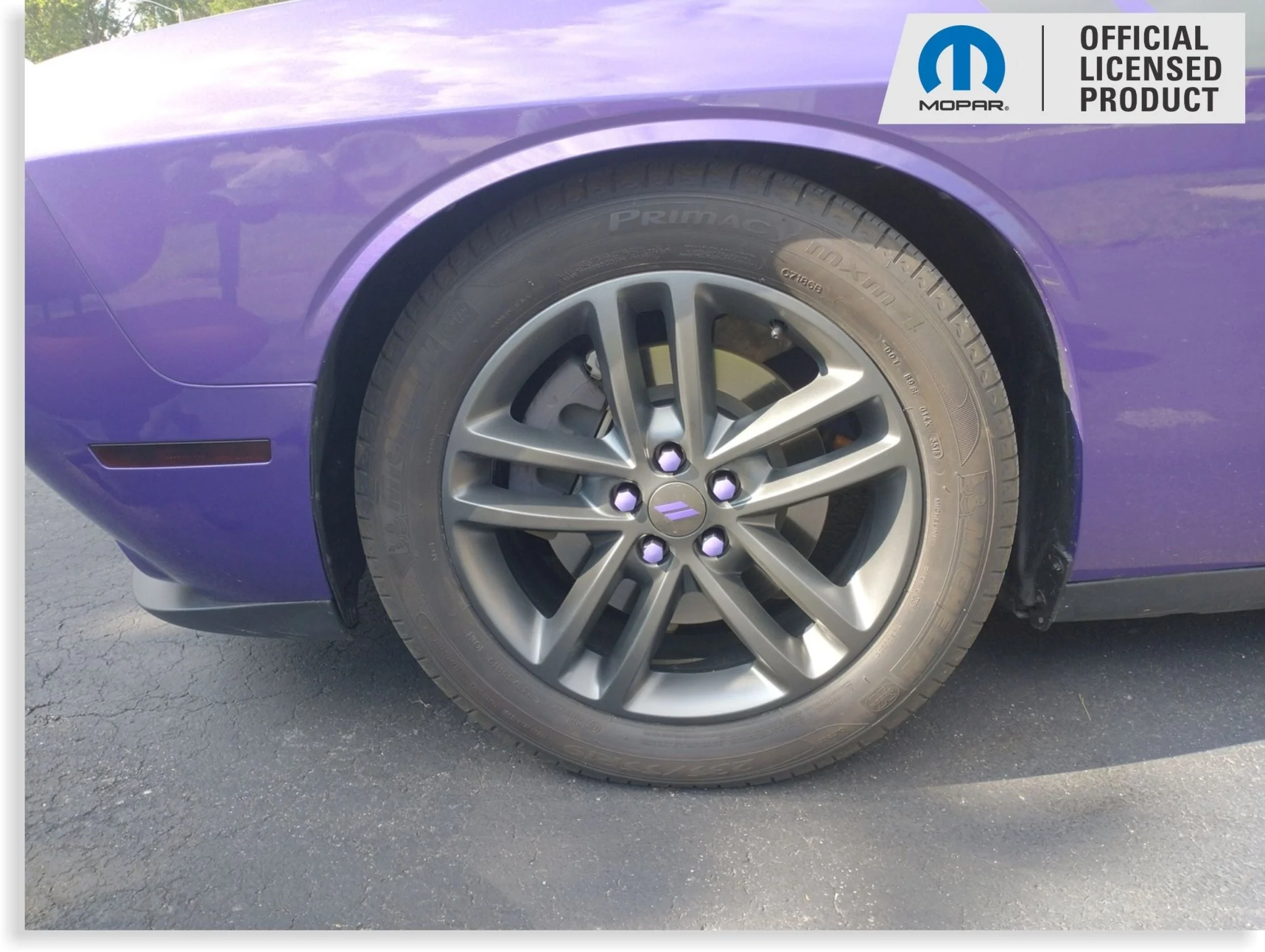 Dodge Rhombus Center Cap Overlay Decals - 17-23 Challenger - Image 3
