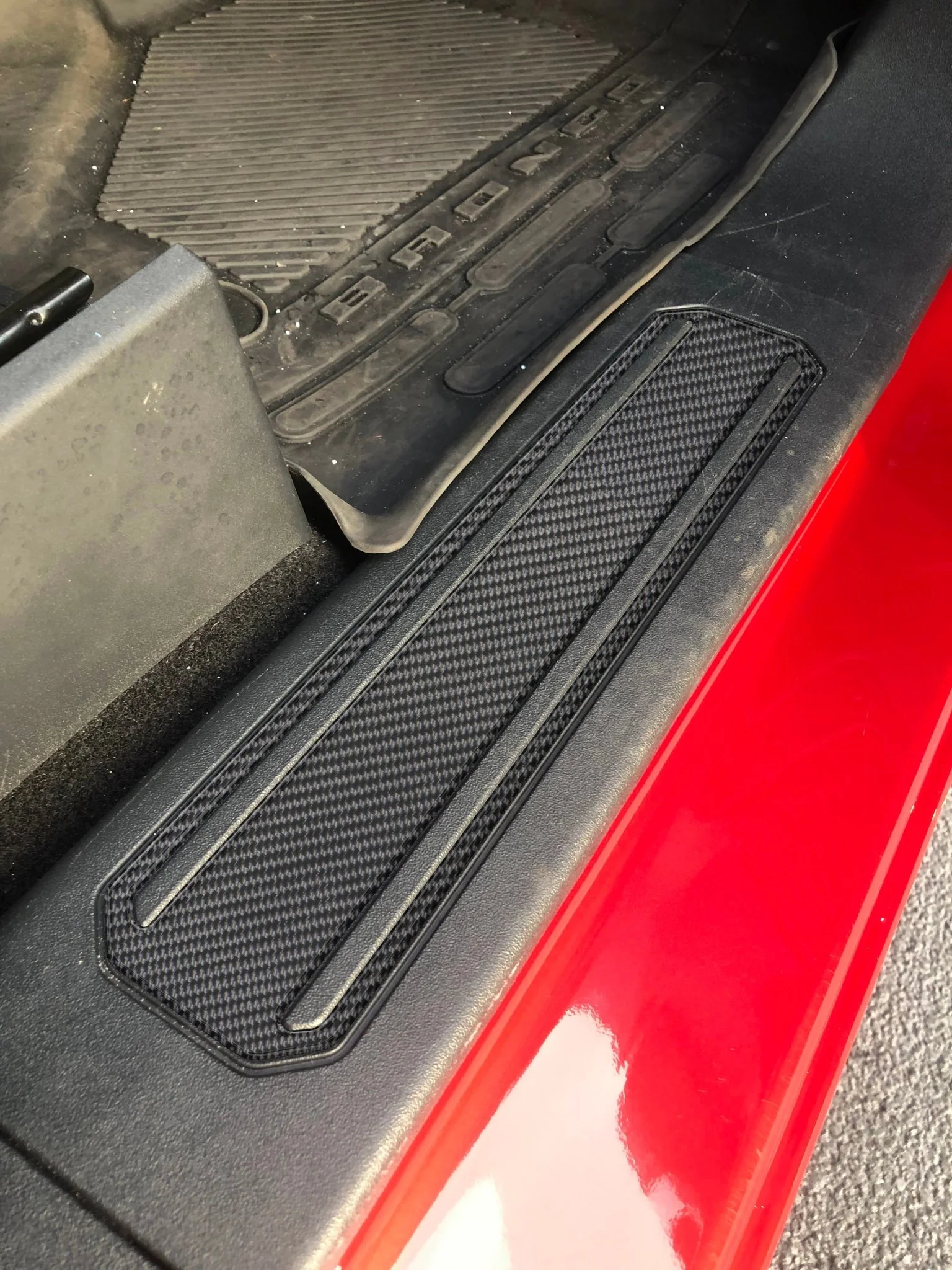 Door Sill Plate Overlays Fits 2021-2026 Ford Bronco - Image 2