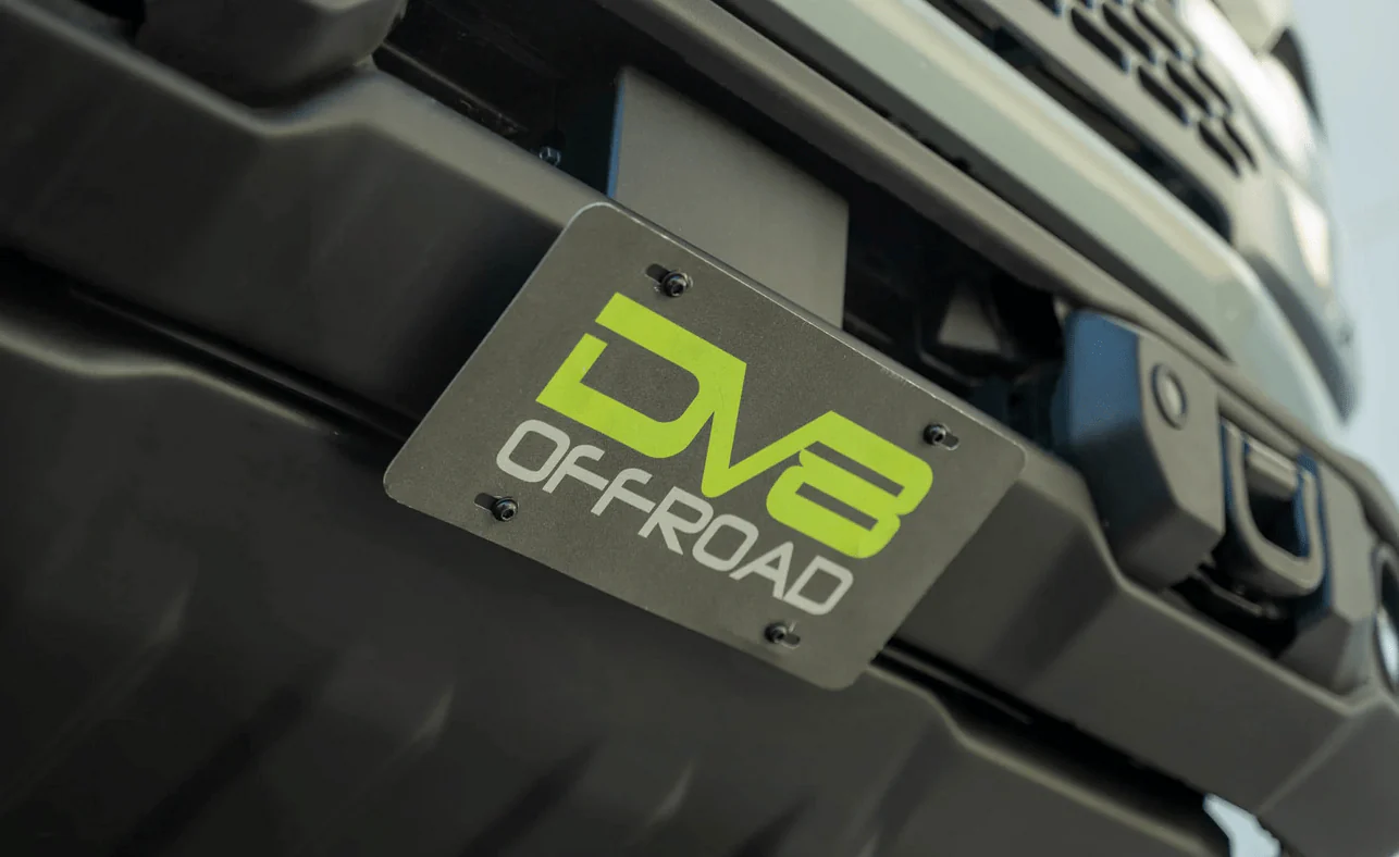 DV8 Capable Bumper Slanted Front License Plate Mount - Image 17