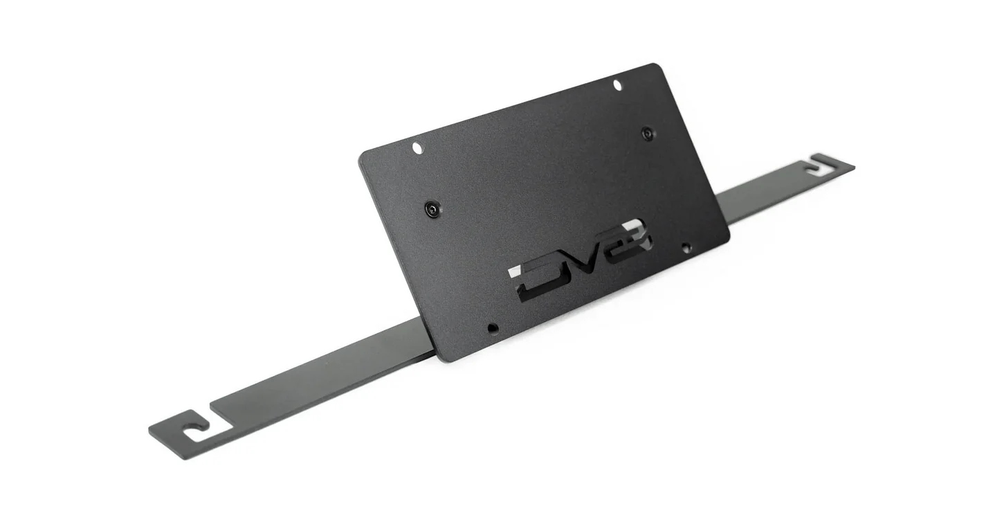 DV8 Capable Bumper Slanted Front License Plate Mount - Image 2