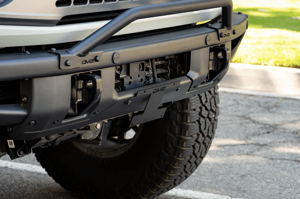 DV8 Factory Front Bumper License Relocation Bracket 2021-2023 Bronco - Image 5
