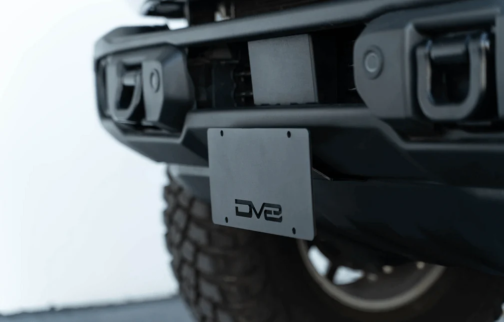 DV8 Front License Plate Mount 2021-2024 Bronco - Image 3