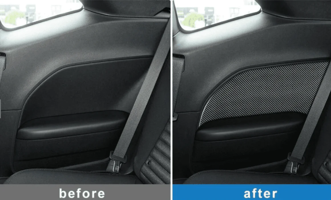 DynaCarbon Carbon Fiber Rear Seat Armrest Panel 2015-2023 Challenger - Image 5