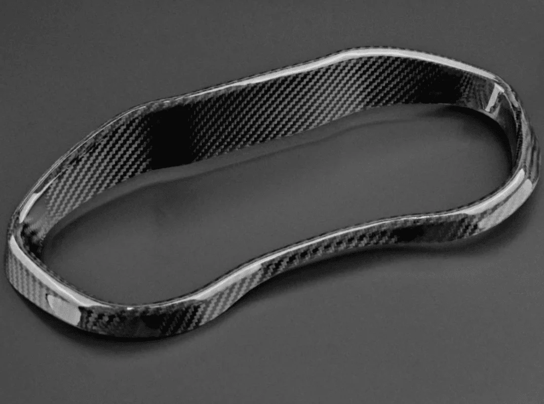DynaCarbon Hard Carbon Fiber Speedometer Insert 2015-2023 Challenger - Image 2