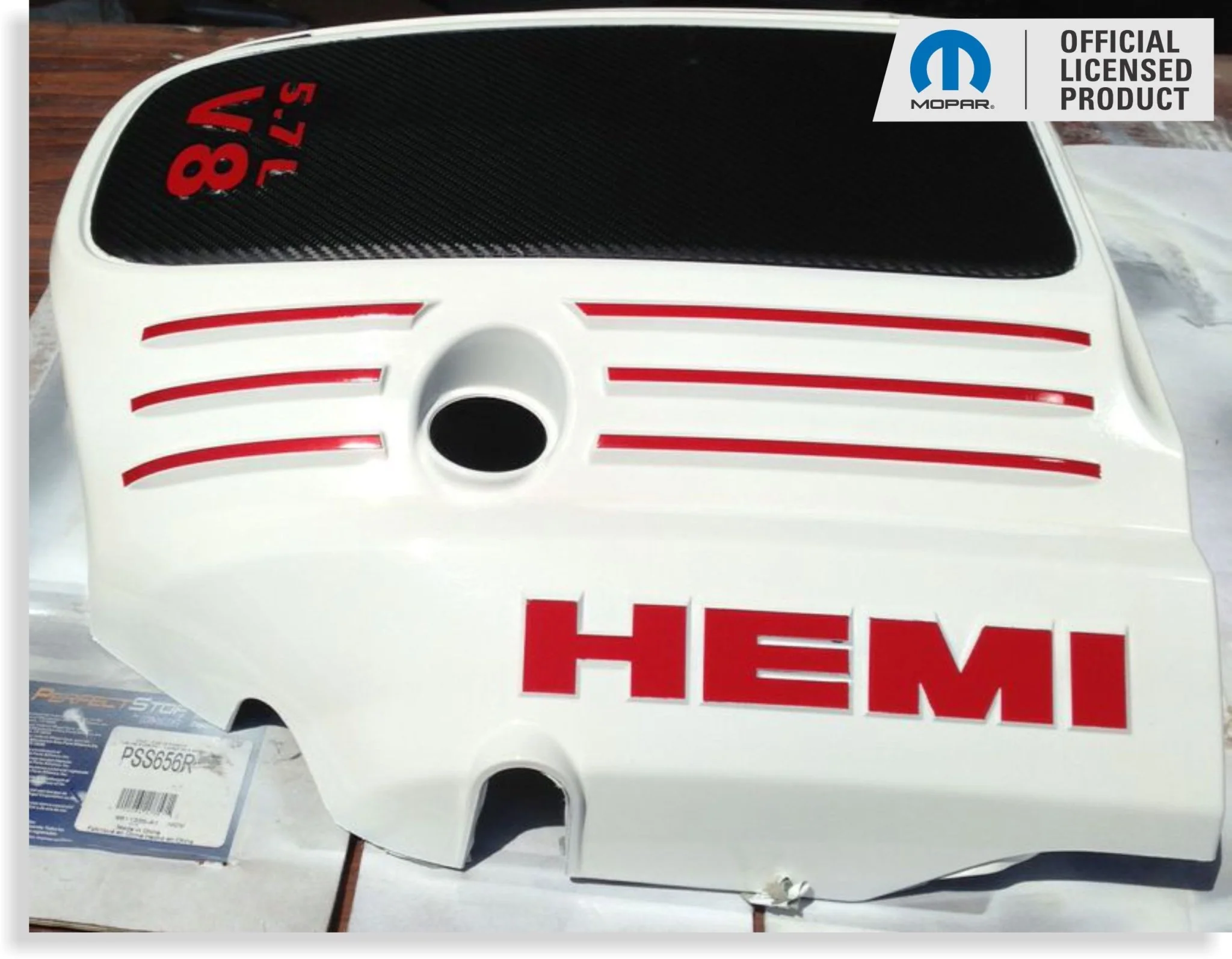 Engine Cover STRIPE Decals - 09-23 Challenger 5.7L - Image 2