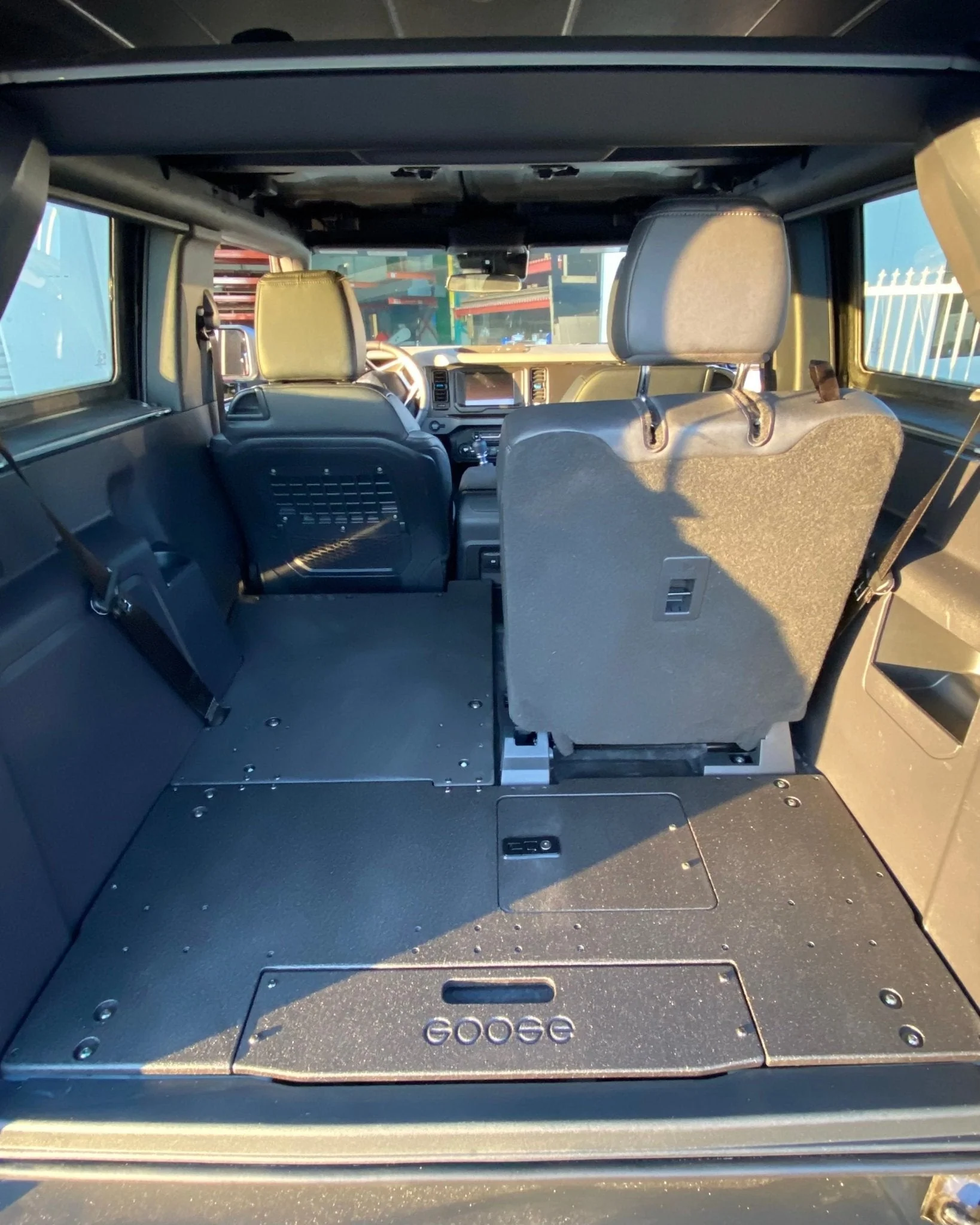 Ford Bronco 2021-Present 6th Gen. 2 Door - Second Row Seat Delete Plate System - Image 2