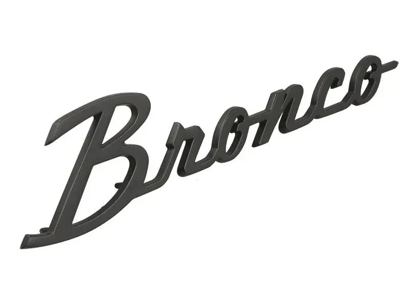 Ford Bronco Cursive Script Metal Emblem Templates - 2021+ Bronco - Image 4