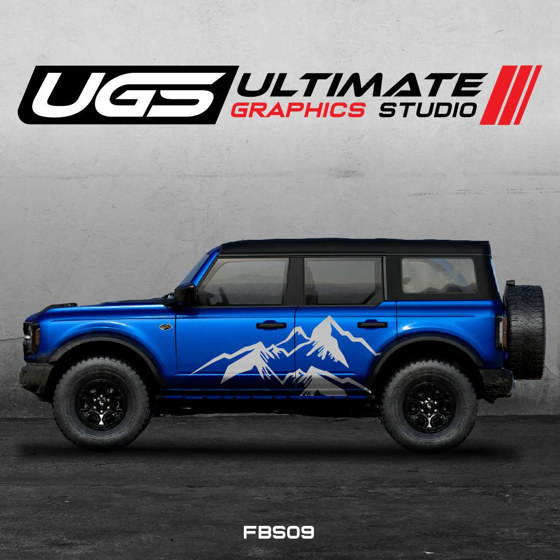Ford Bronco Large Mountain Side Graphics - Image 5