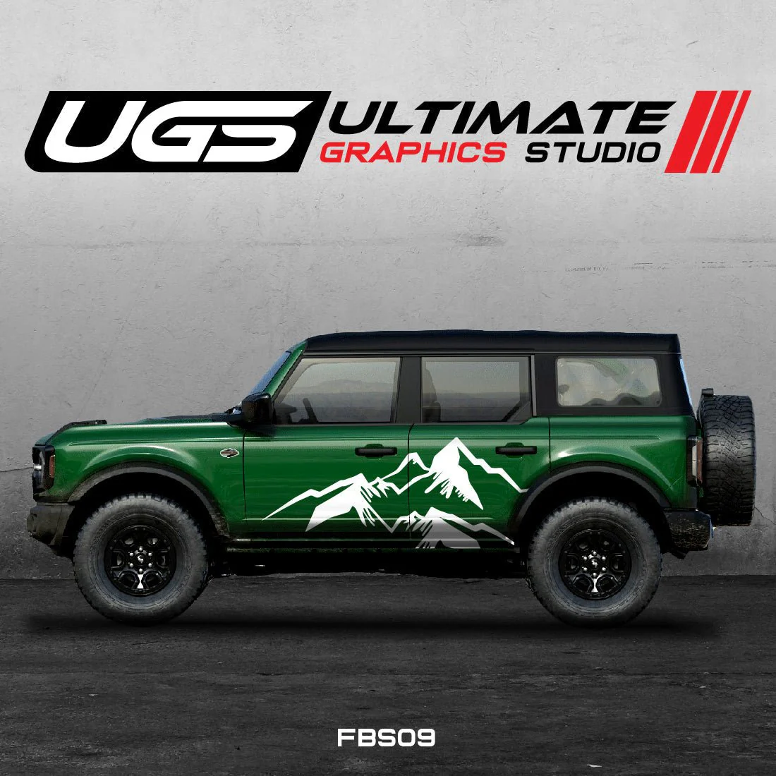 Ford Bronco Large Mountain Side Graphics - Image 6