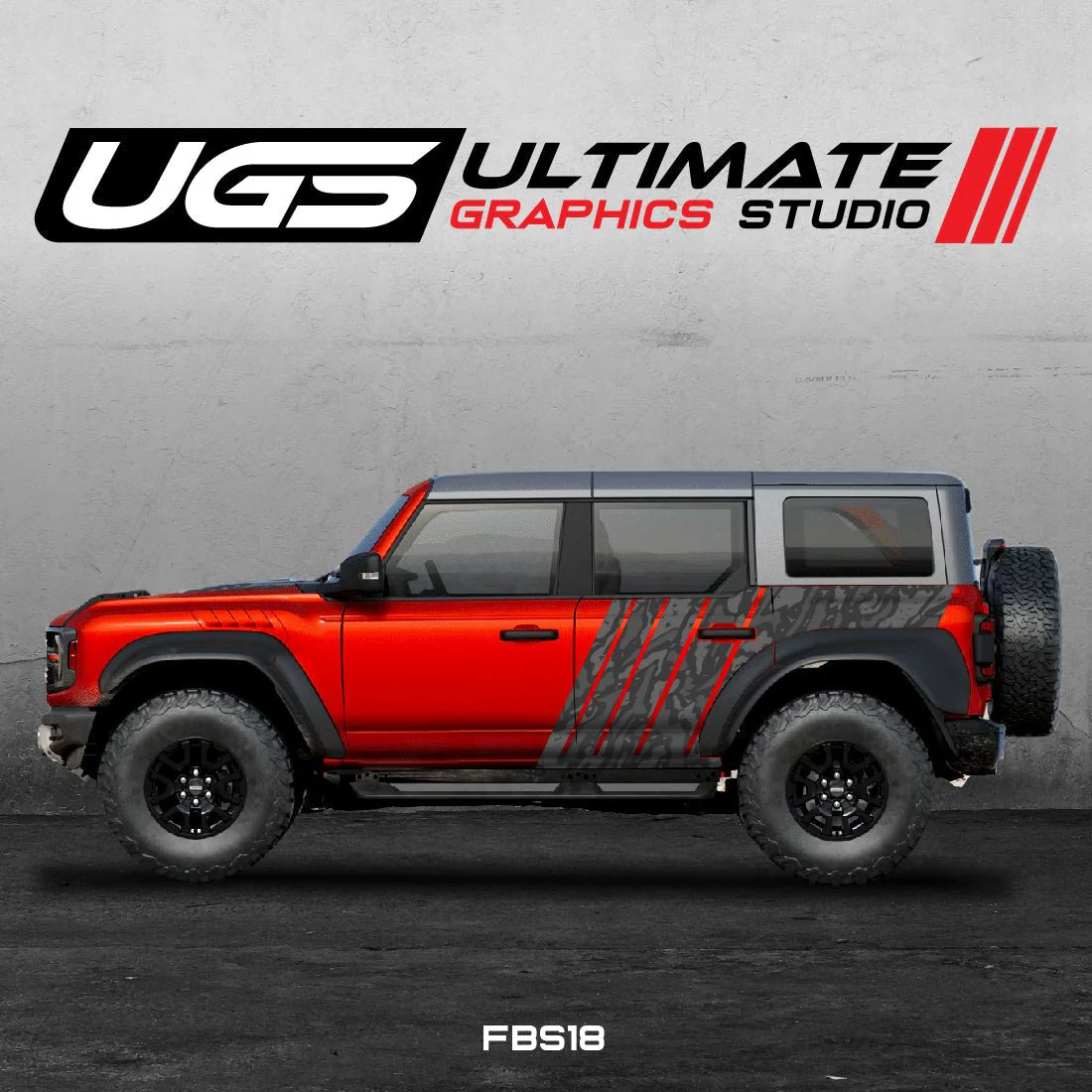 Ford Bronco Printed Graphics Kit - Image 2