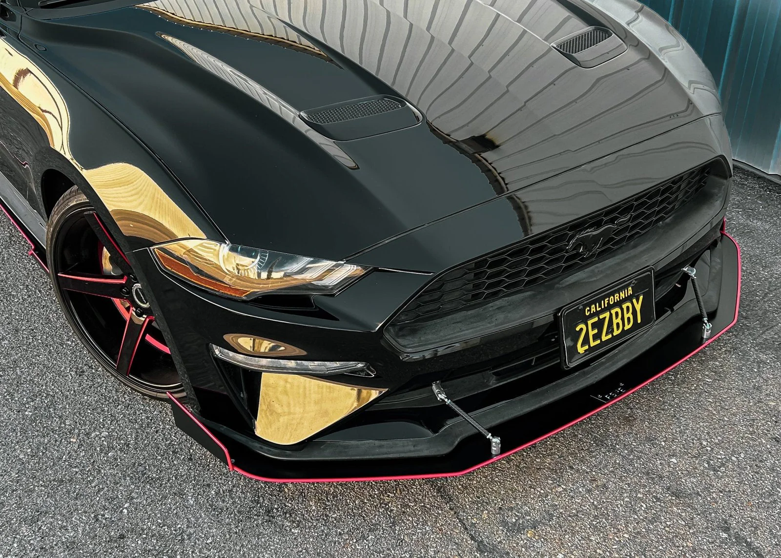 Ford Mustang (2018-2023) Ecoboost/GT CHAOS Front Splitter - Image 8