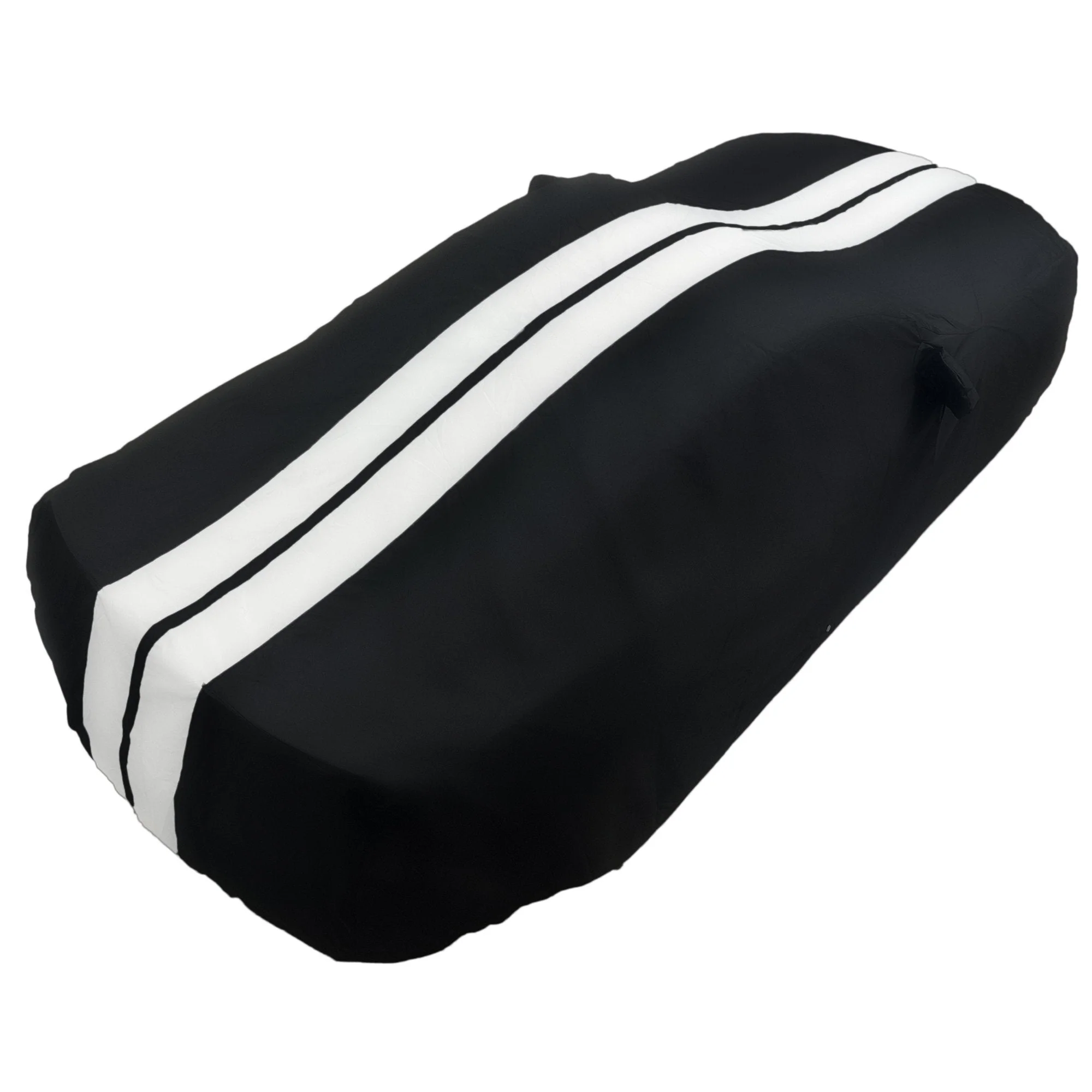 Ford Mustang Ultraguard Plus Car Cover - 300D Indoor/Outdoor Protection - Black with Gray Stripes - Image 7