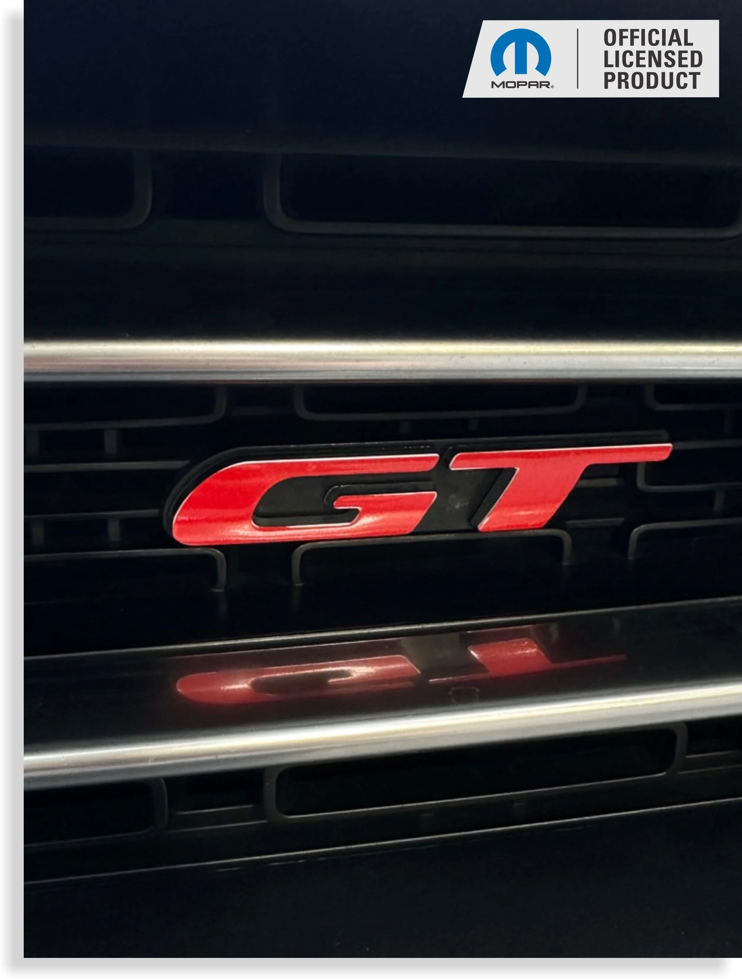 GT Grille Emblem Overlay Decal - 2019-2023 Dodge Challenger GT - Image 5