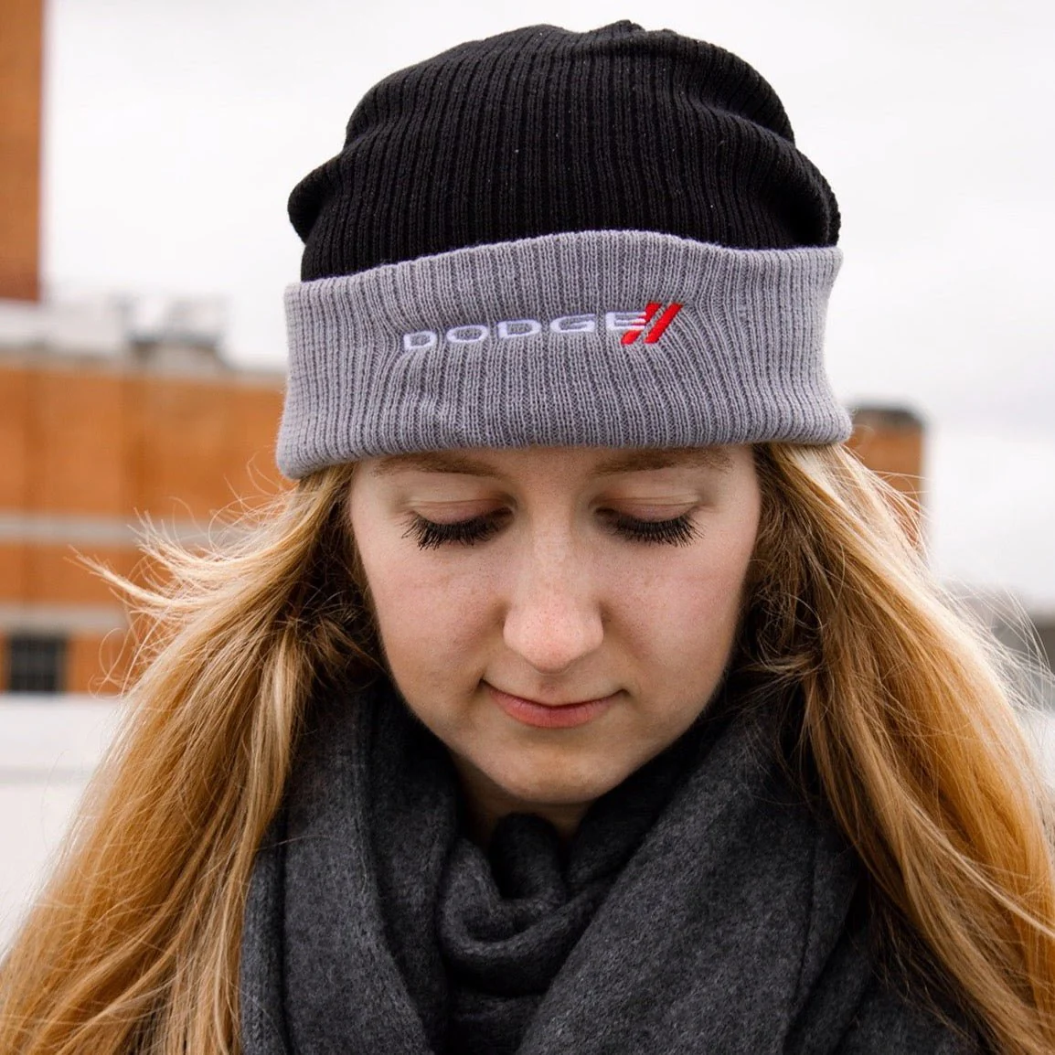 Hat - Dodge Flip Knit - Black/Grey - Image 2