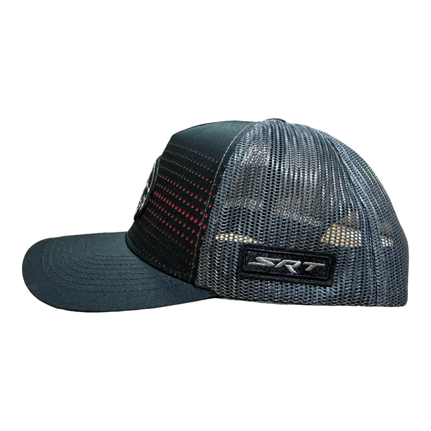 Hat - Dodge SRT Hellcat Rumble SnapBack Trucker - Black/Charcoal/Red - Image 2