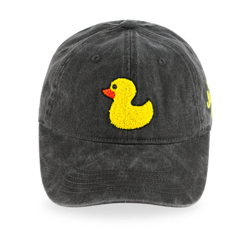 Hat - Jeep Chino Twill Ponytail with Chenille Duck Patch - Image 3