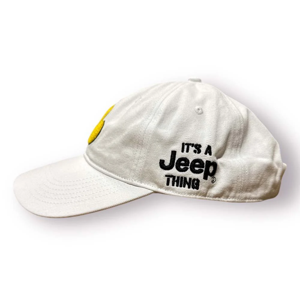 Hat - Jeep Chino Twill Ponytail with Chenille Duck Patch - Image 6