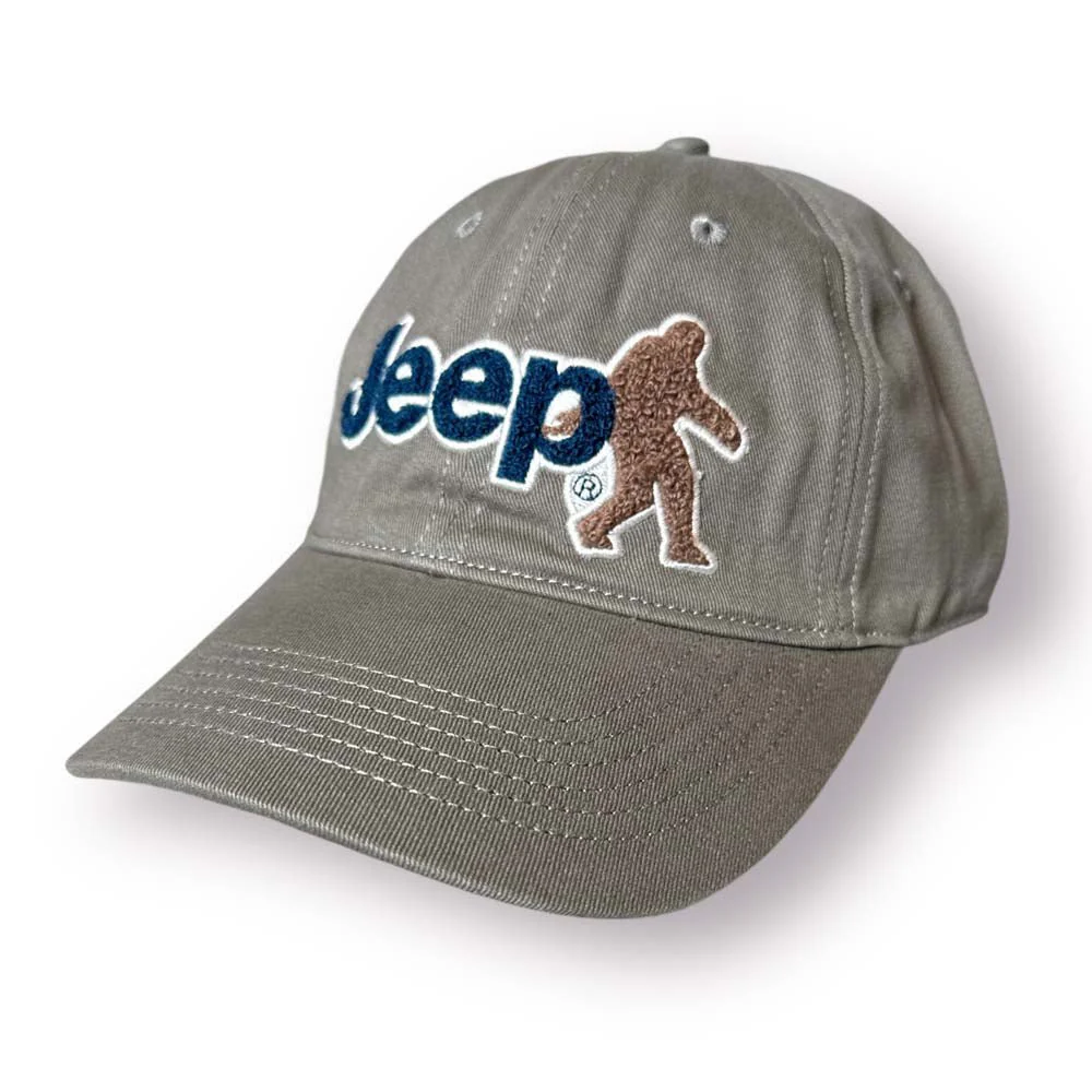 Hat - Jeep Chino Twill with Chenille Sasquatch Patch - Image 3