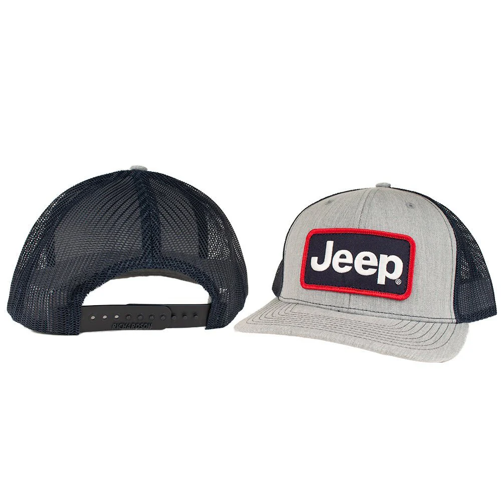 Hat - Jeep Patch Hat - Heather Grey/Navy - Image 2