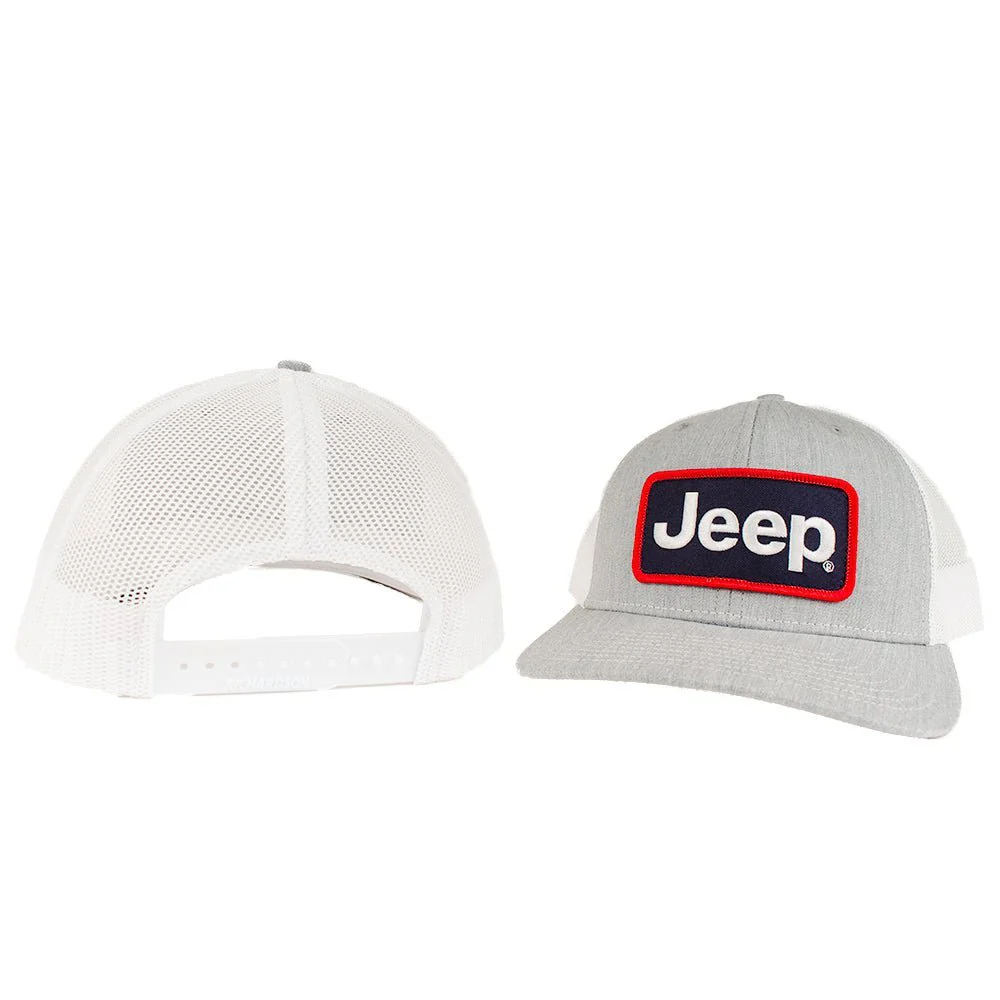 Hat - Jeep Patch Hat - Heather Grey/White - Image 2