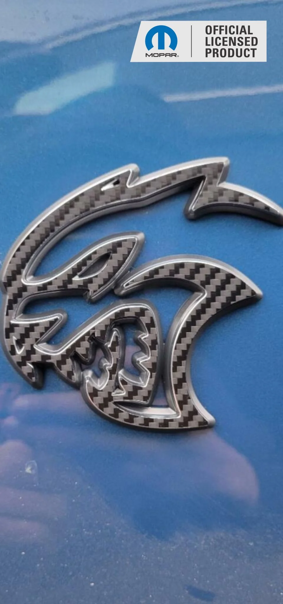 Hellcat Emblem Overlay Decals (pair) - Charger SRT Hellcat - Image 6