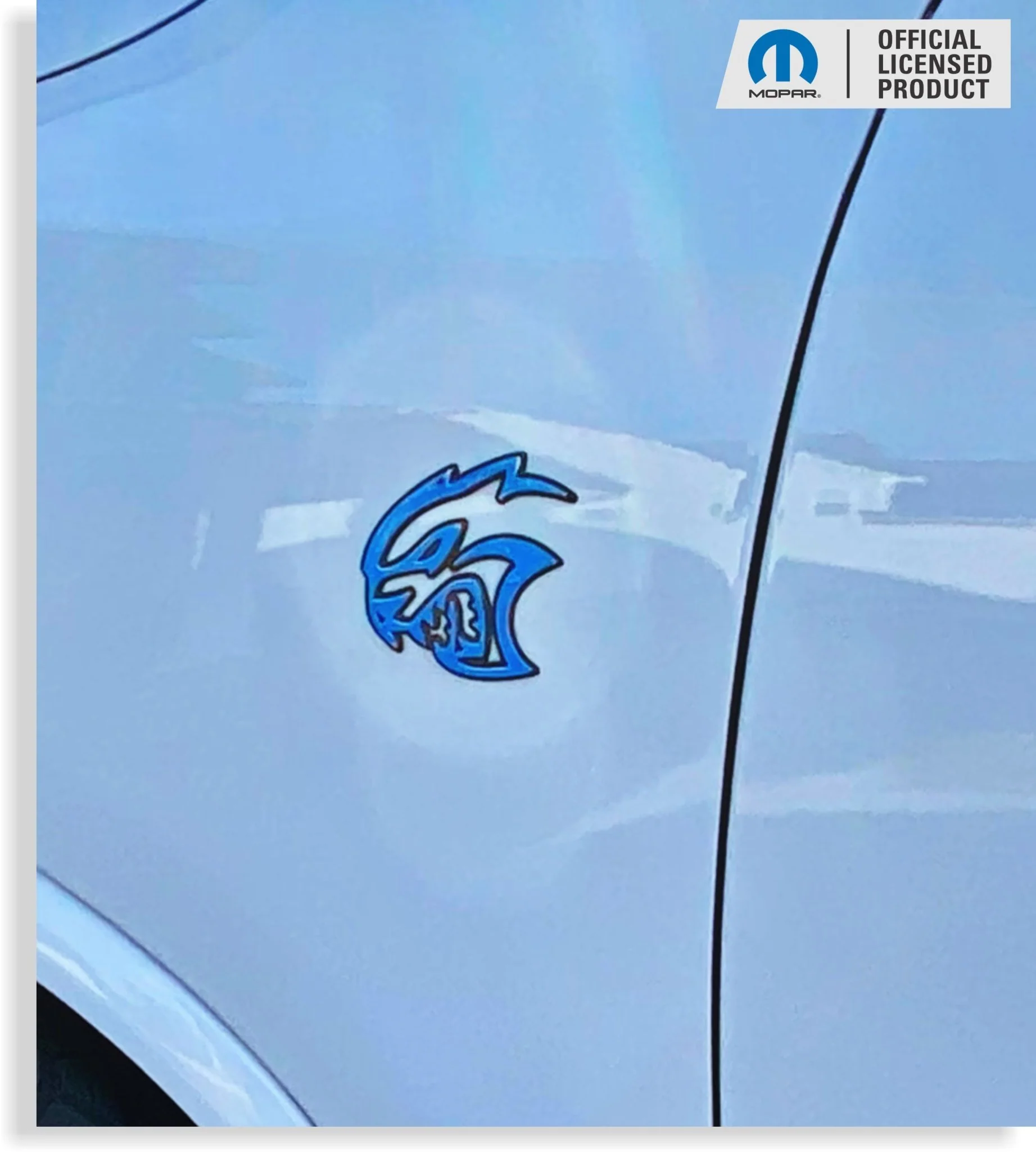 Hellcat Emblem Overlay Stickers (pair) - Durango SRT Hellcat - Image 6