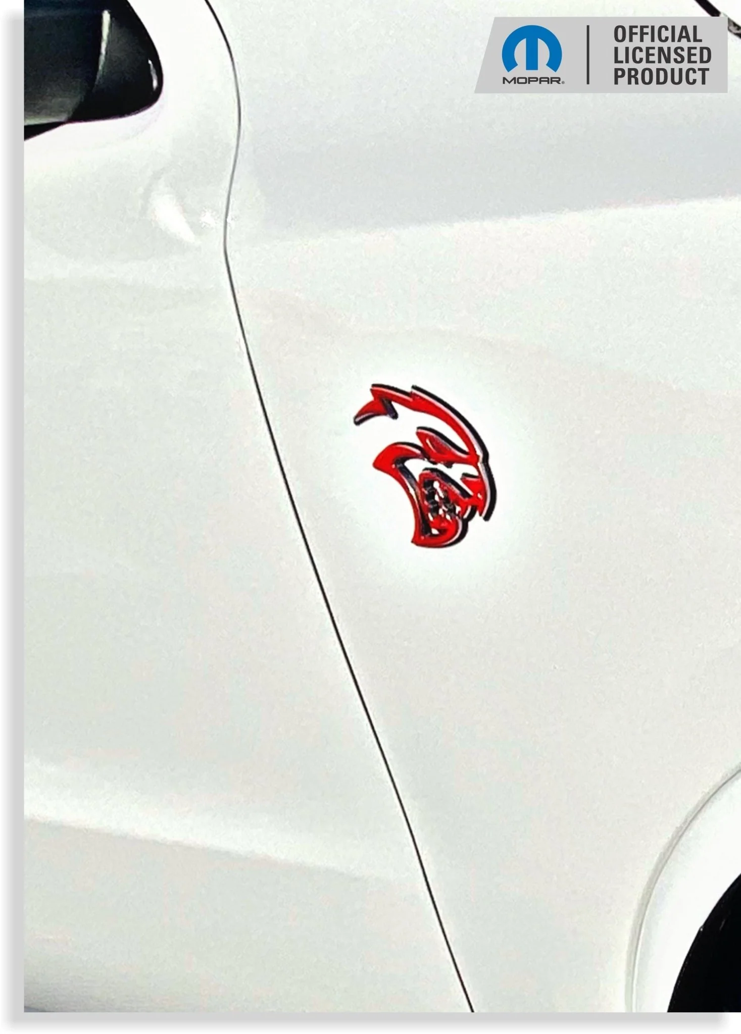 Hellcat Emblem Overlay Stickers (pair) - Durango SRT Hellcat - Image 7