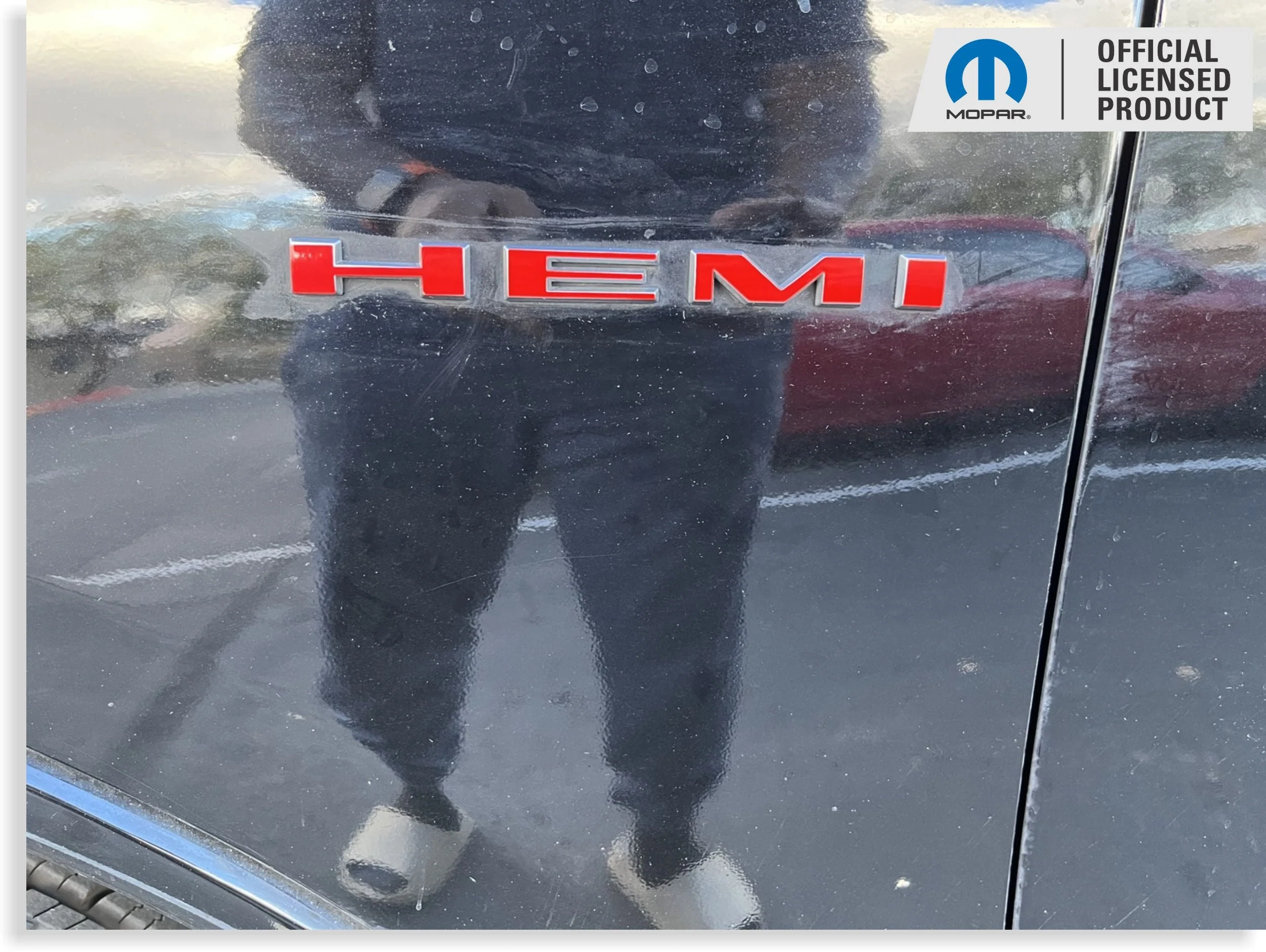 HEMI Fender Emblem Overlay Decal Stickers - 2020-2026 Durango R/T - Image 5