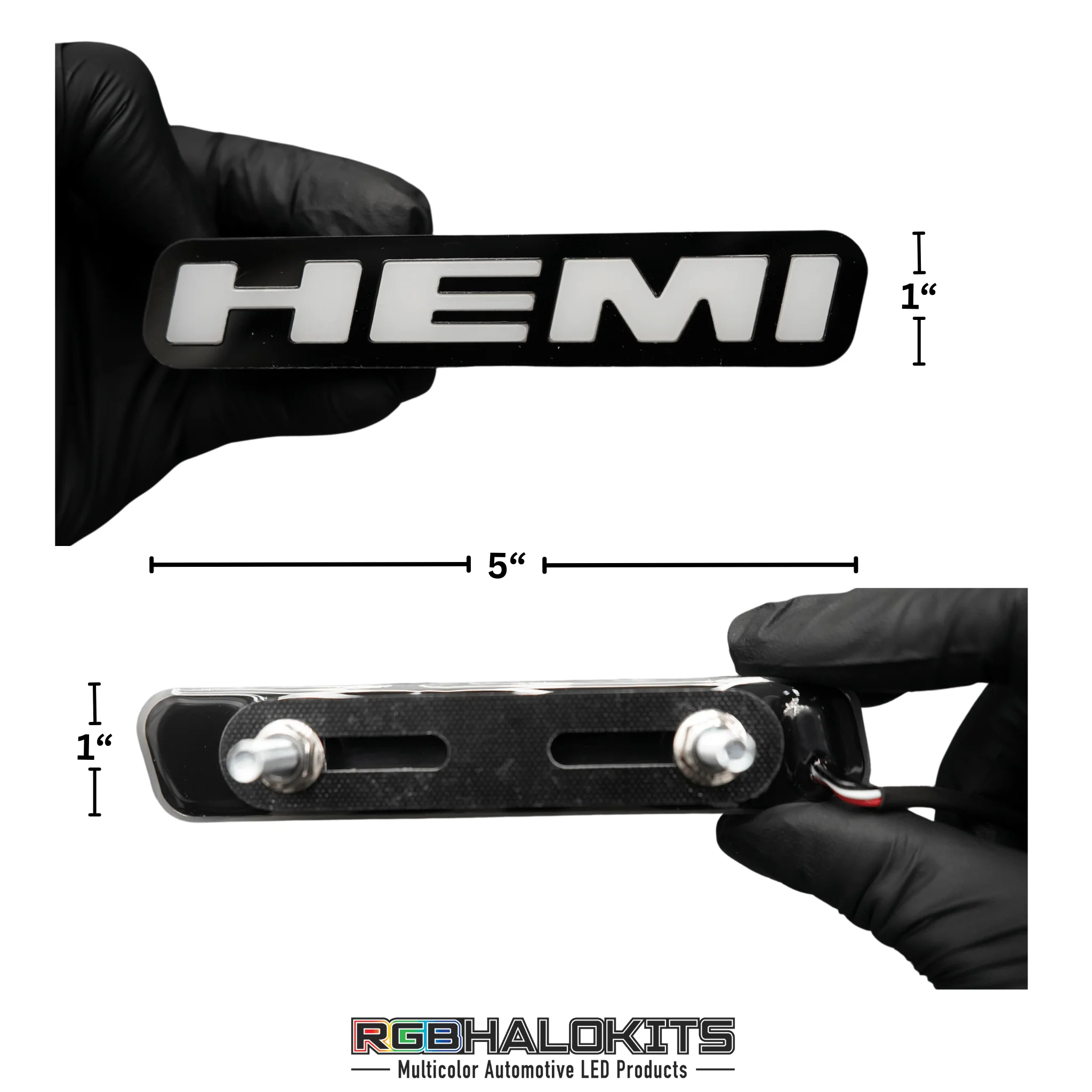 Hemi LED Badge (Multicolor Flow) - Image 6