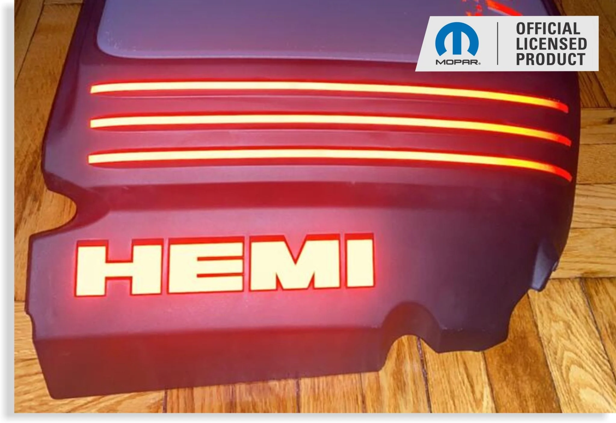 HEMI Lettering Engine Cover Decals - 09-23 Challenger R/T - Image 4