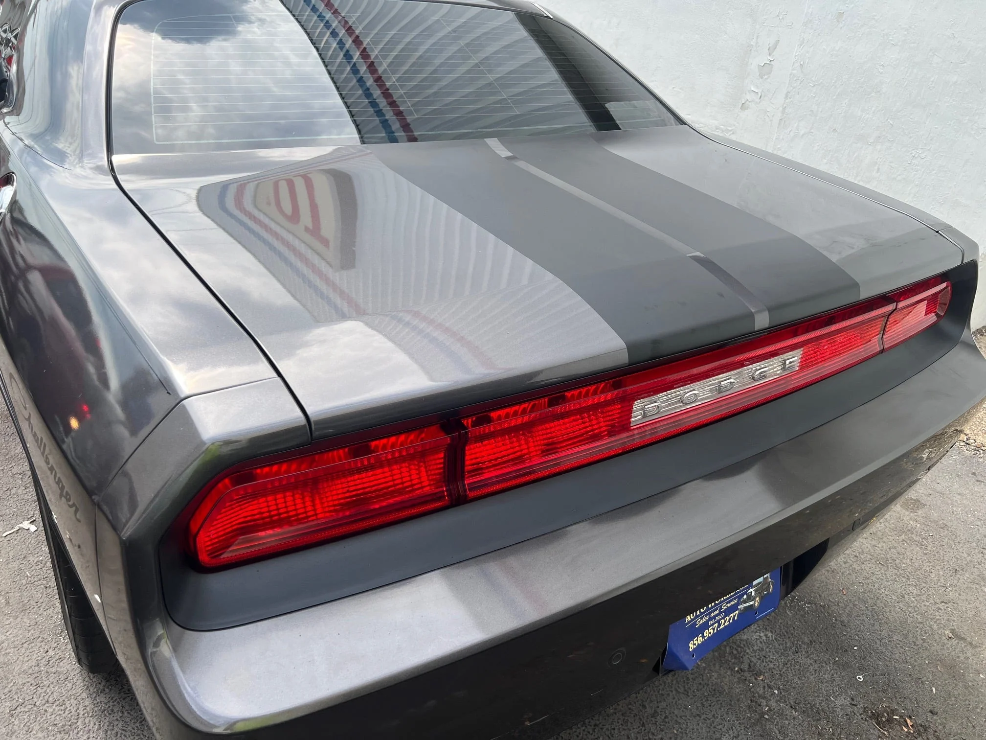 Hood And Bumper Stripe Decals for 2008-2014 Dodge Challenger - Image 3
